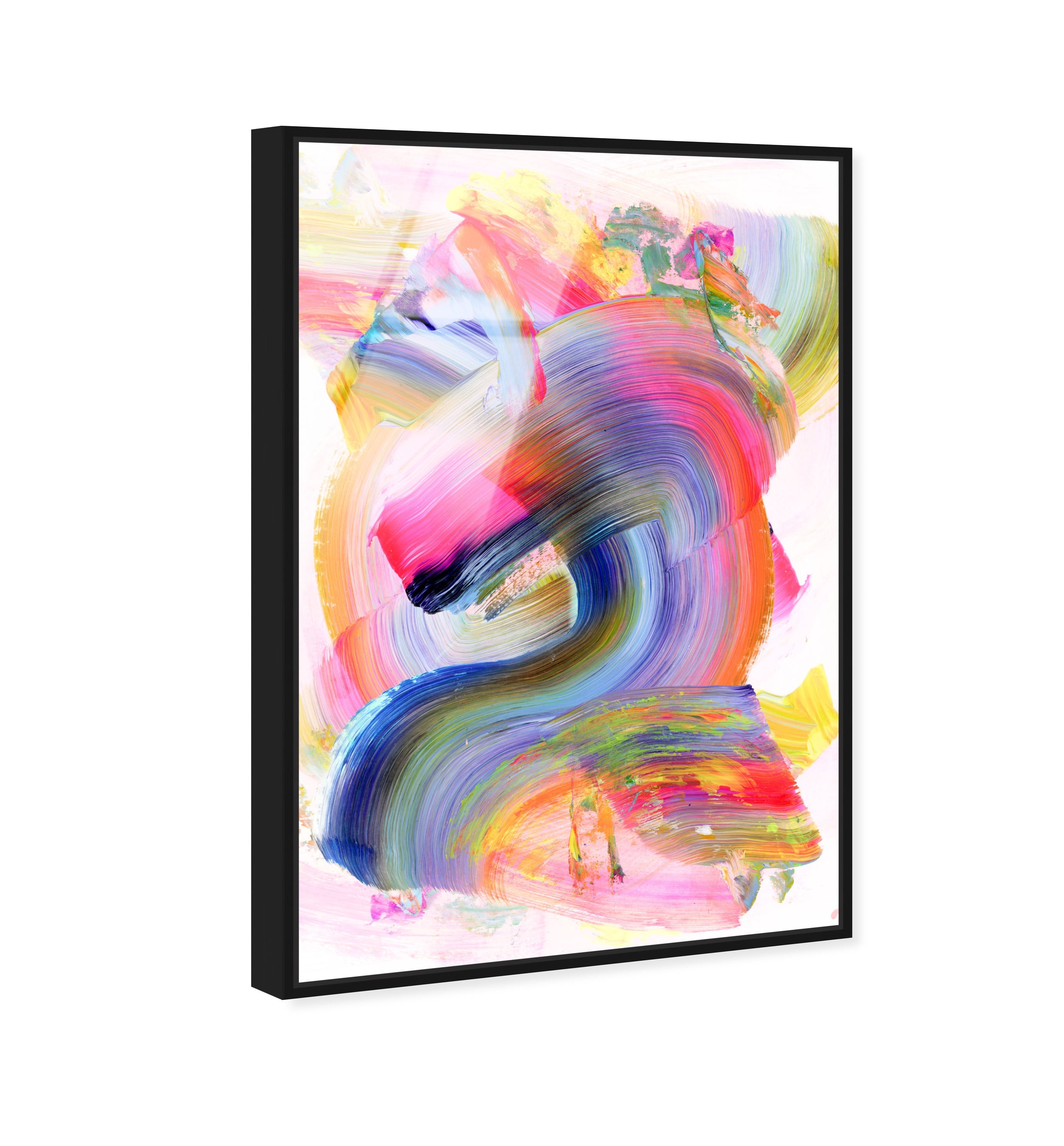 Neon Swirl | Abstract Wall Art by Oliver Gal
