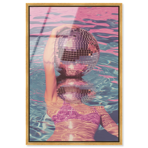 French Surfboard Blush | Fashion Wall Art | Oliver Gal