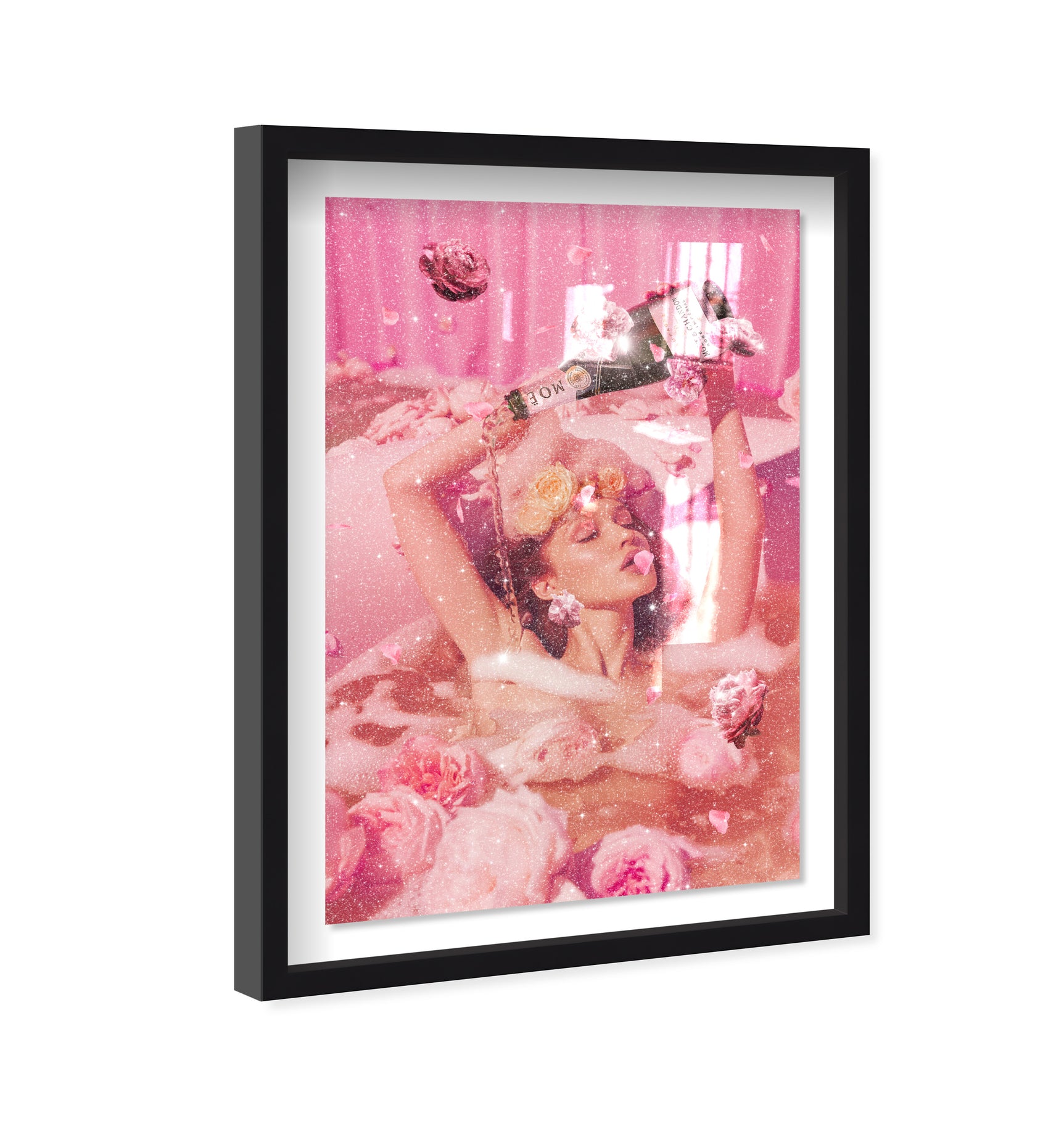 Rose Champagne Bath - With Diamond Dust