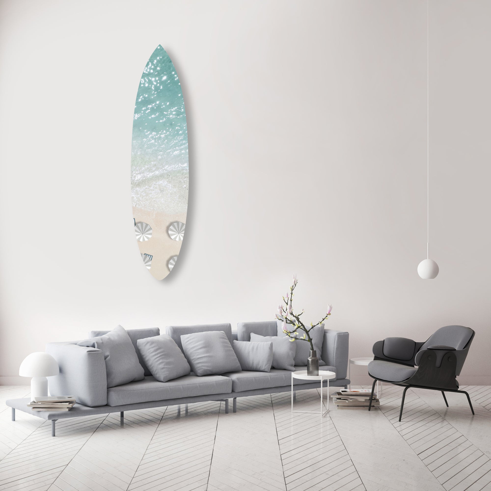 Hotel Style Umbrellas Surfboard