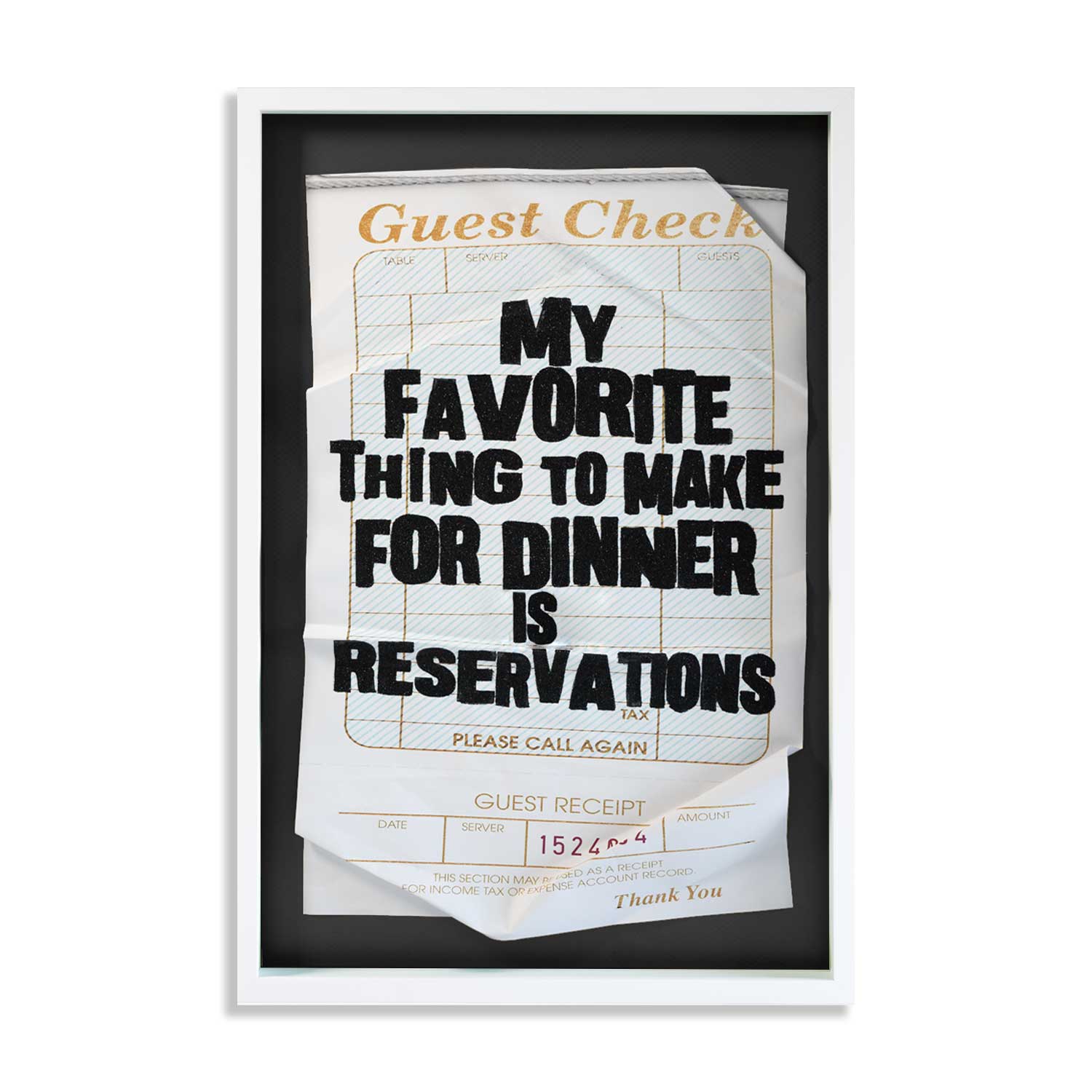 Reservations - Limited Edition