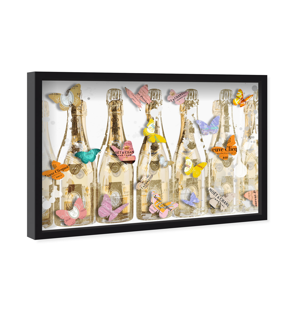 Champagne Morning Bloom | Drinks and Spirits Wall Art by Oliver Gal
