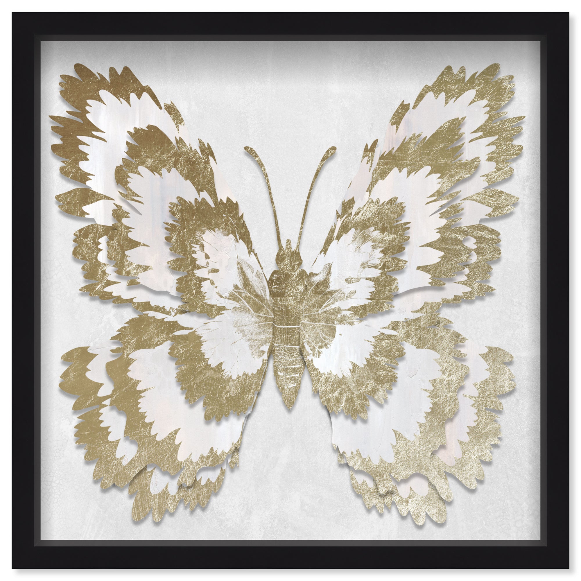 Butterfly Paper Sculpture Gold I