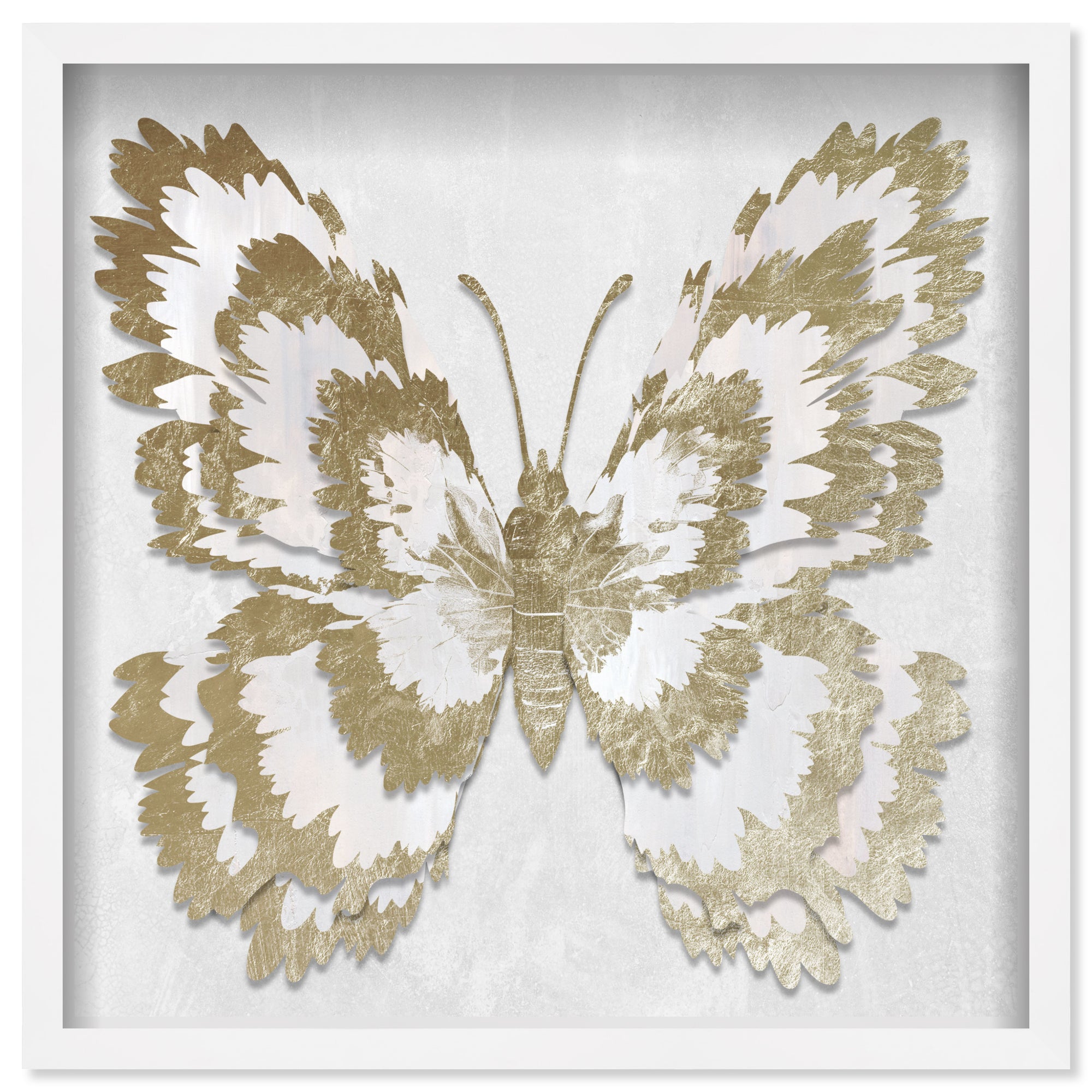 Butterfly Paper Sculpture Gold I