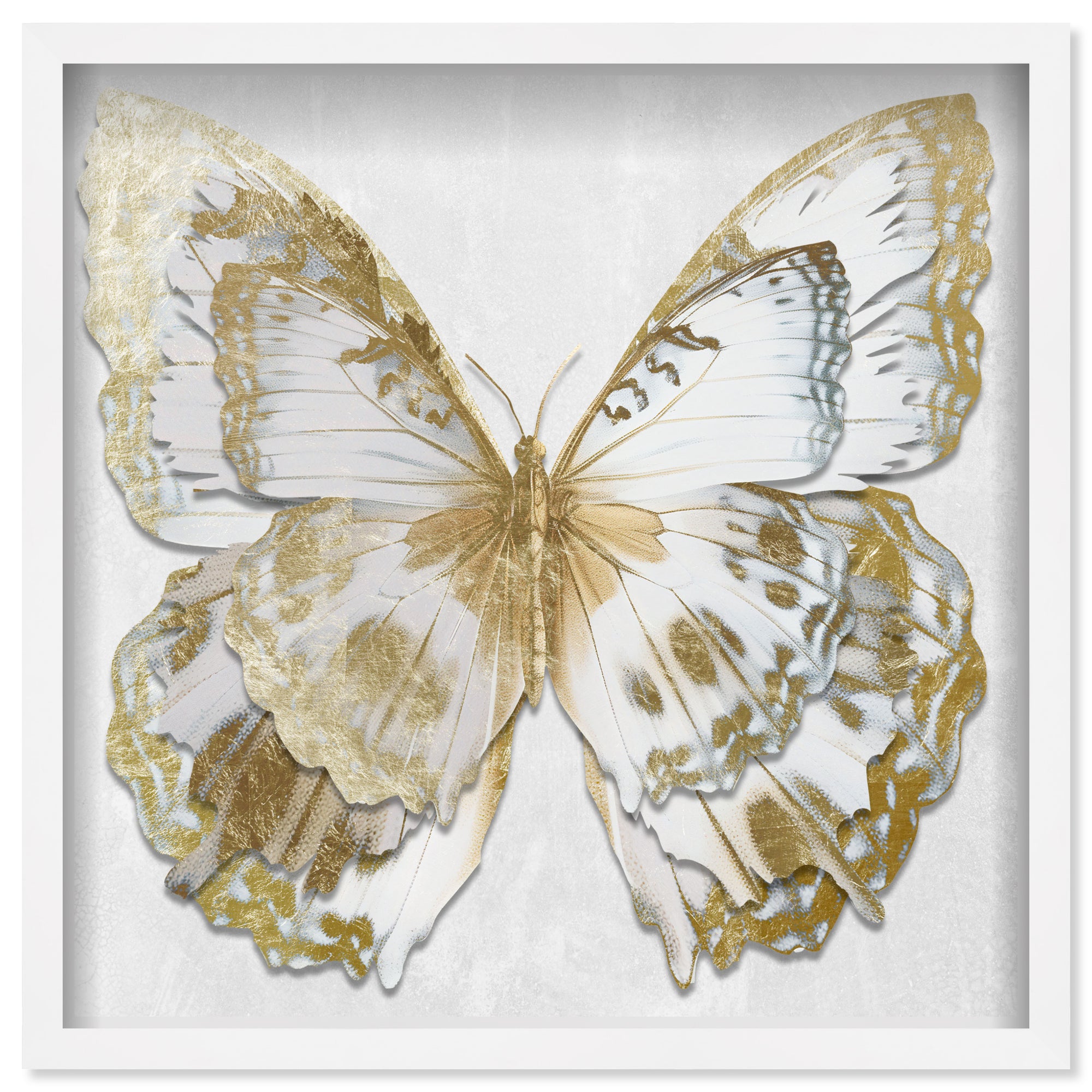 Butterfly Paper Sculpture Gold II