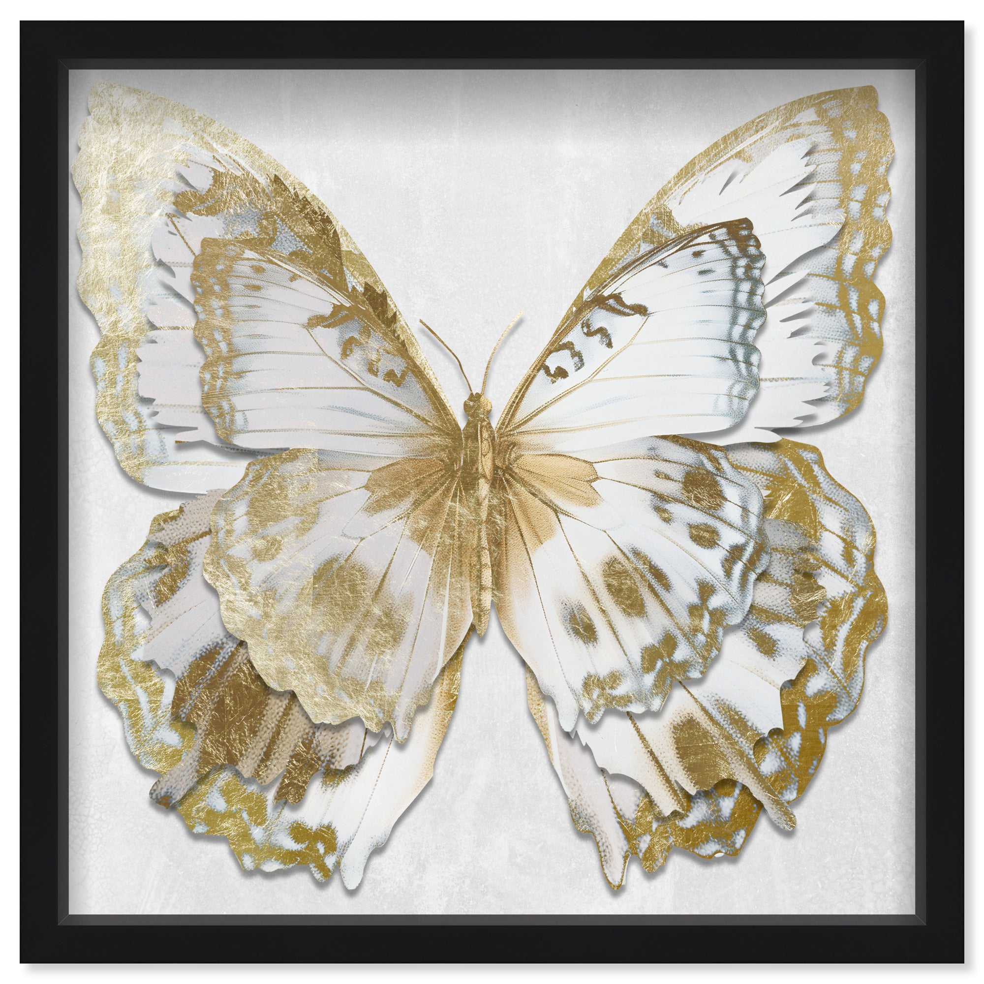 Butterfly Paper Sculpture Gold II