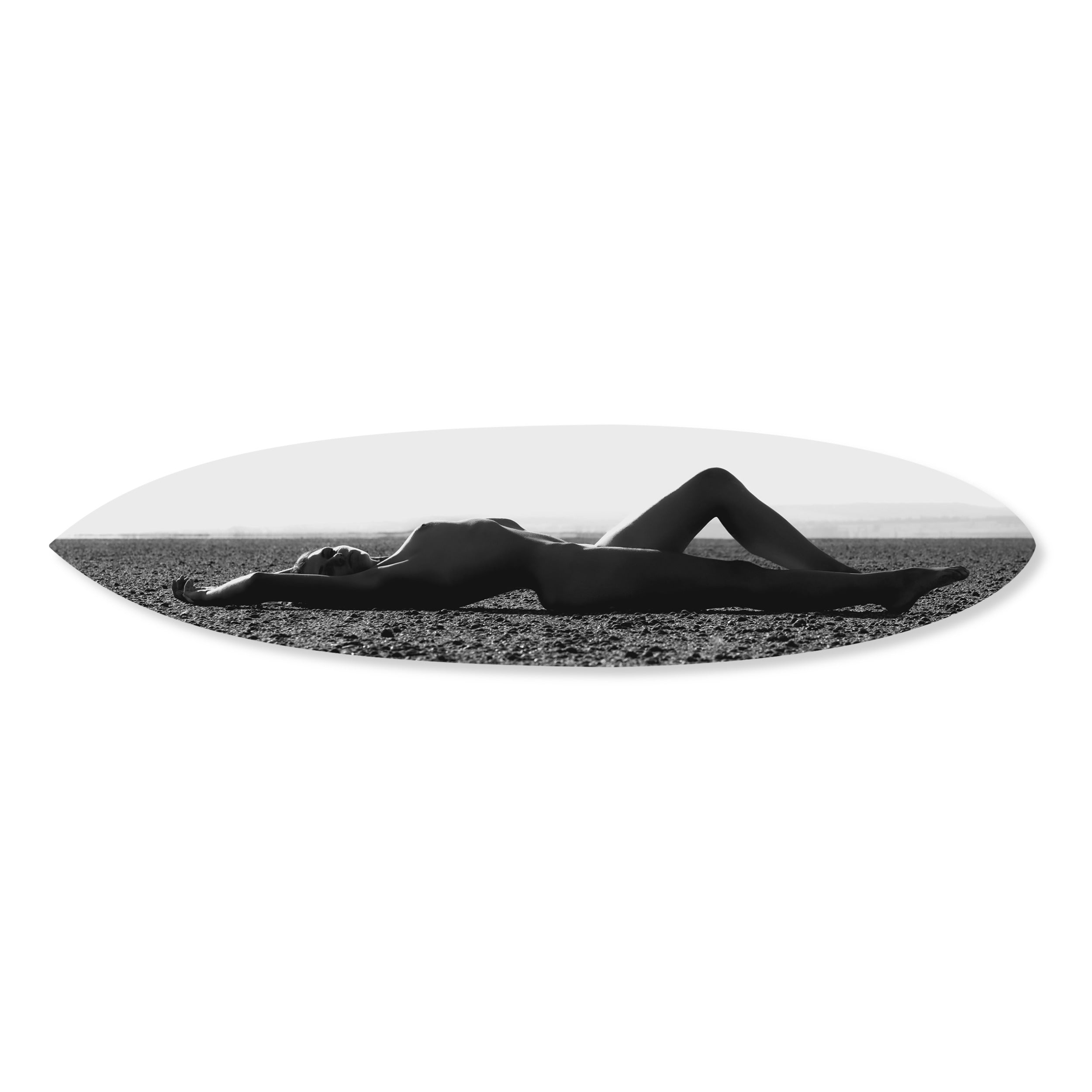 In Her Own World Surfboard | Abstract Wall Art by The Oliver Gal