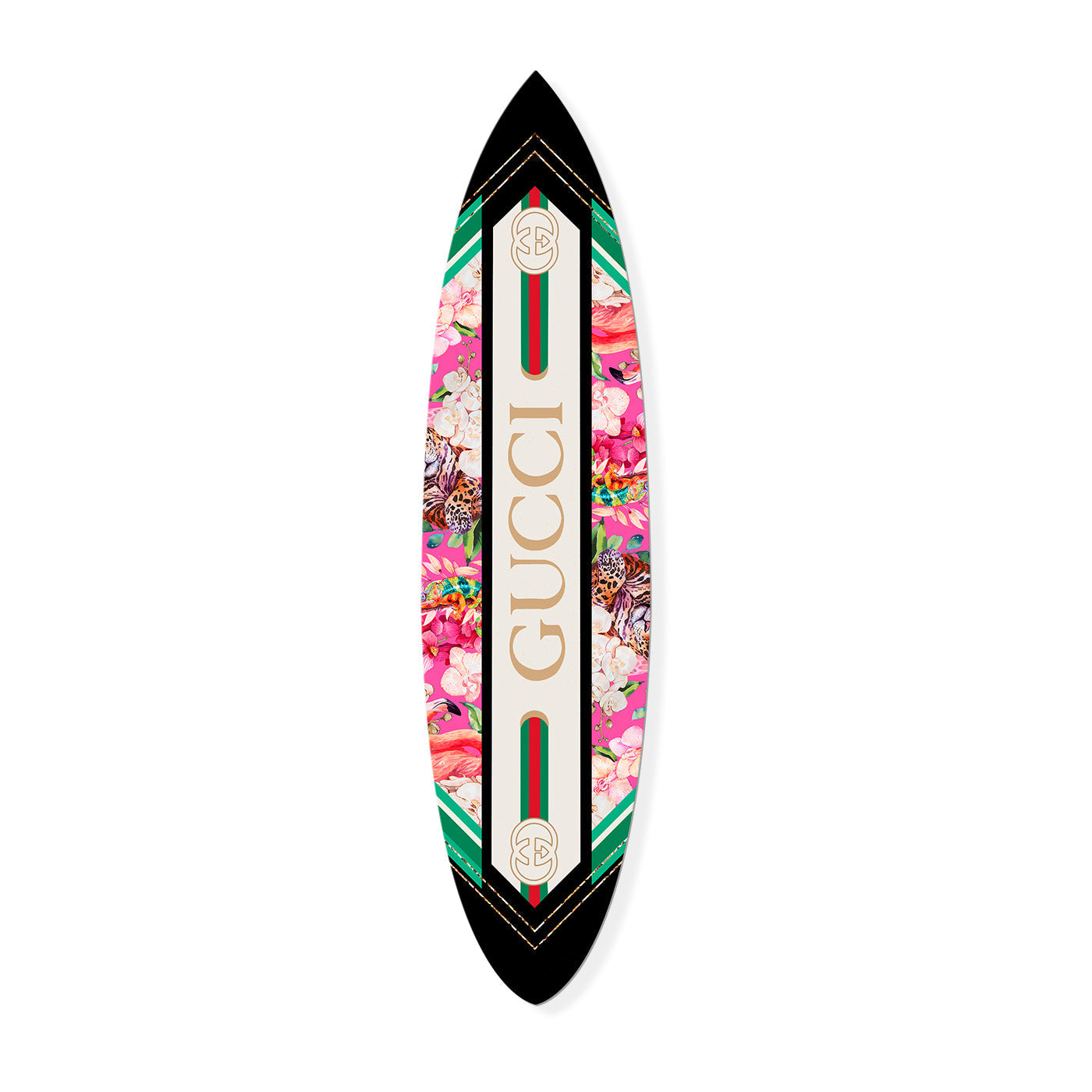 Coutour Garden | Surfboard Gallery Wall