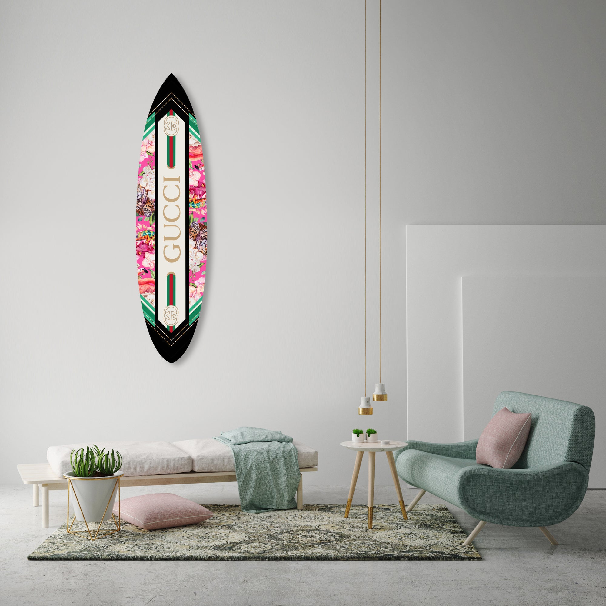 Floral Parade Surfboard