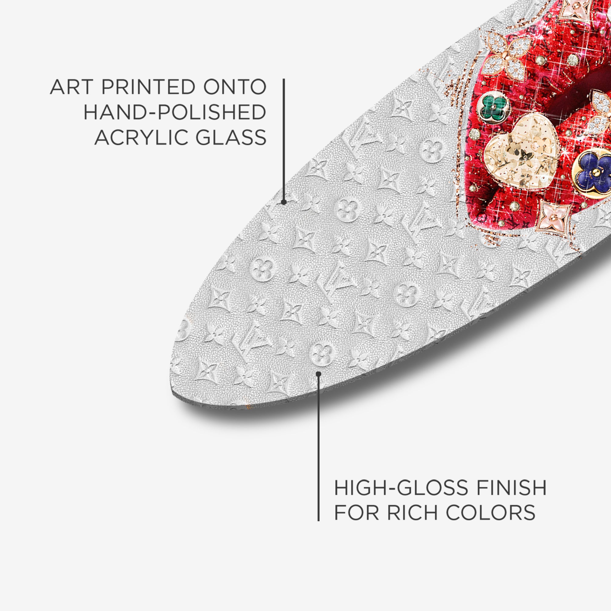 Louis Lips and Gems Surfboard
