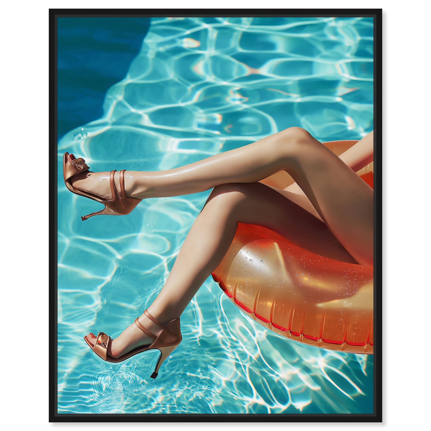 Glistening Pool Legs