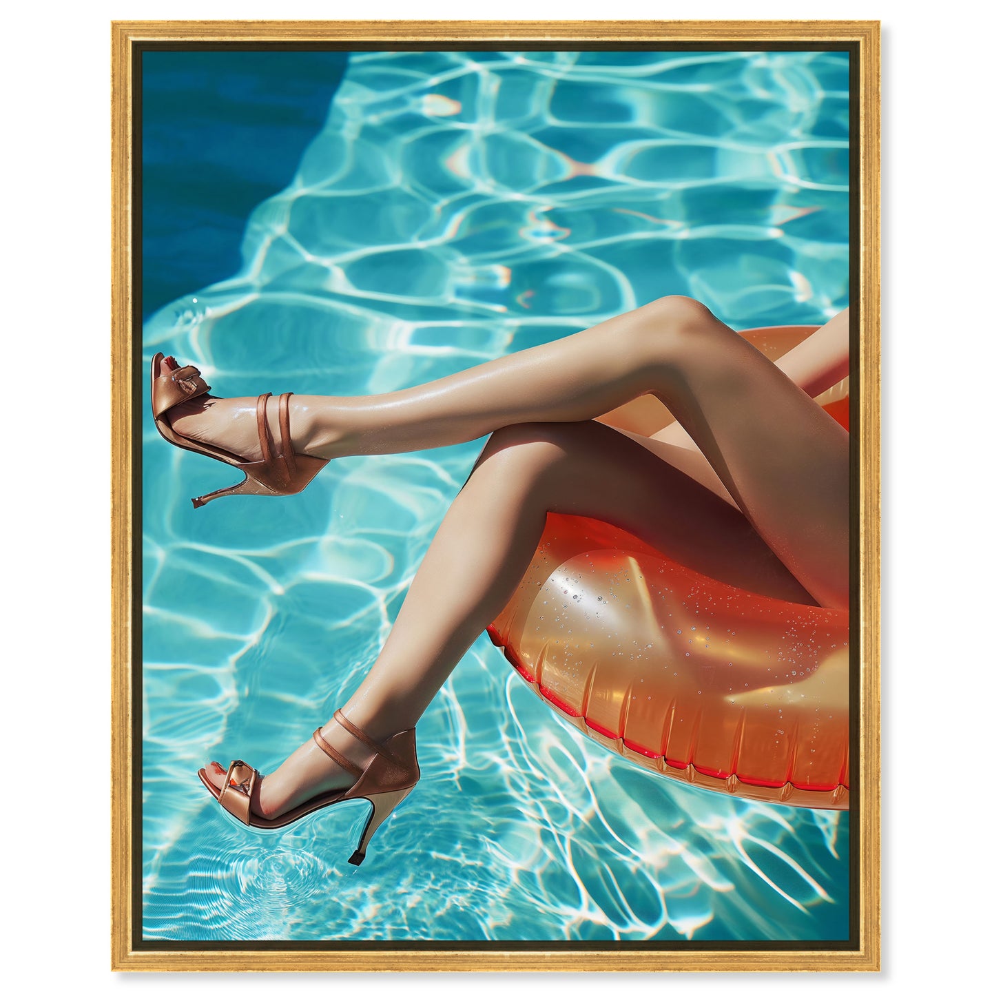 Glistening Pool Legs