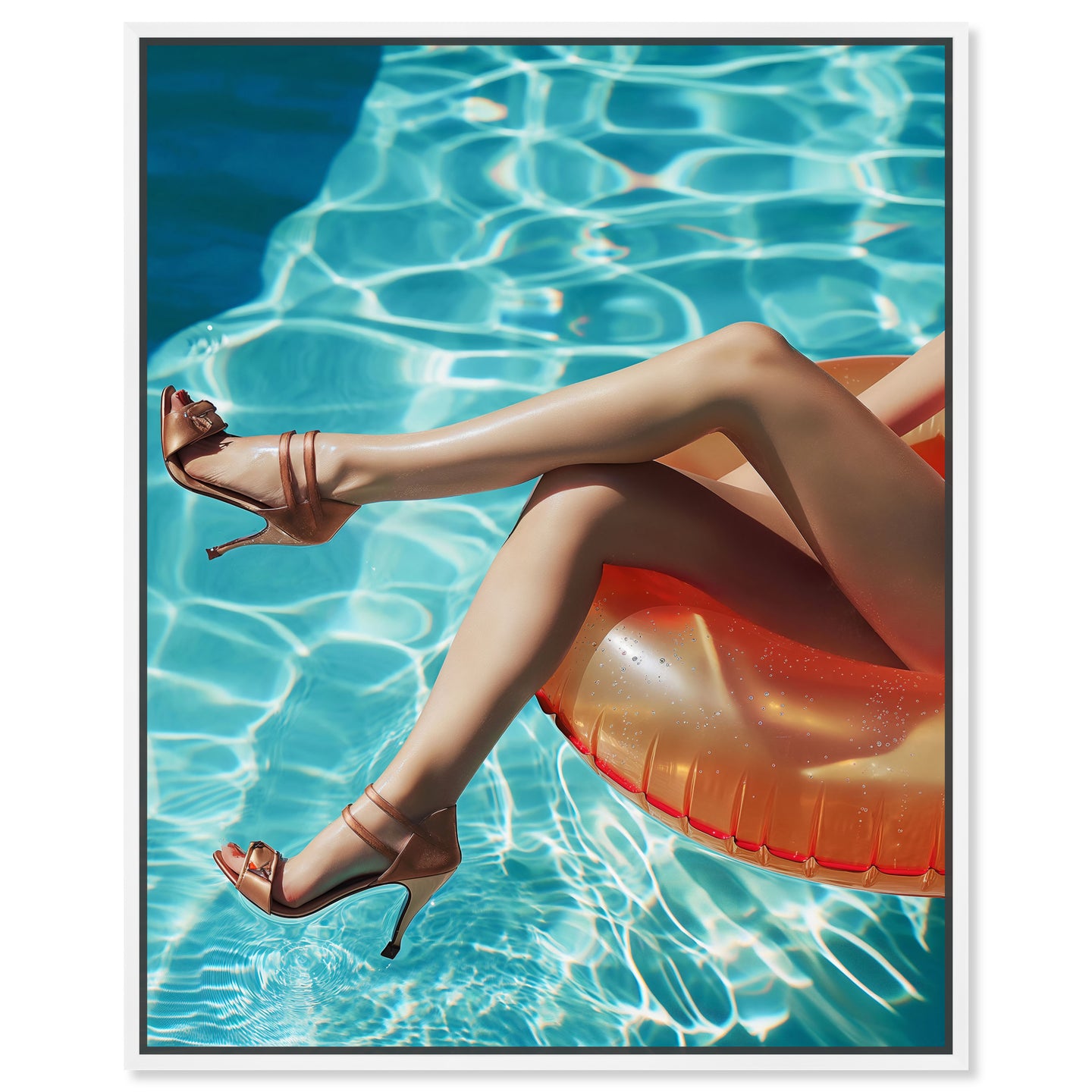 Glistening Pool Legs