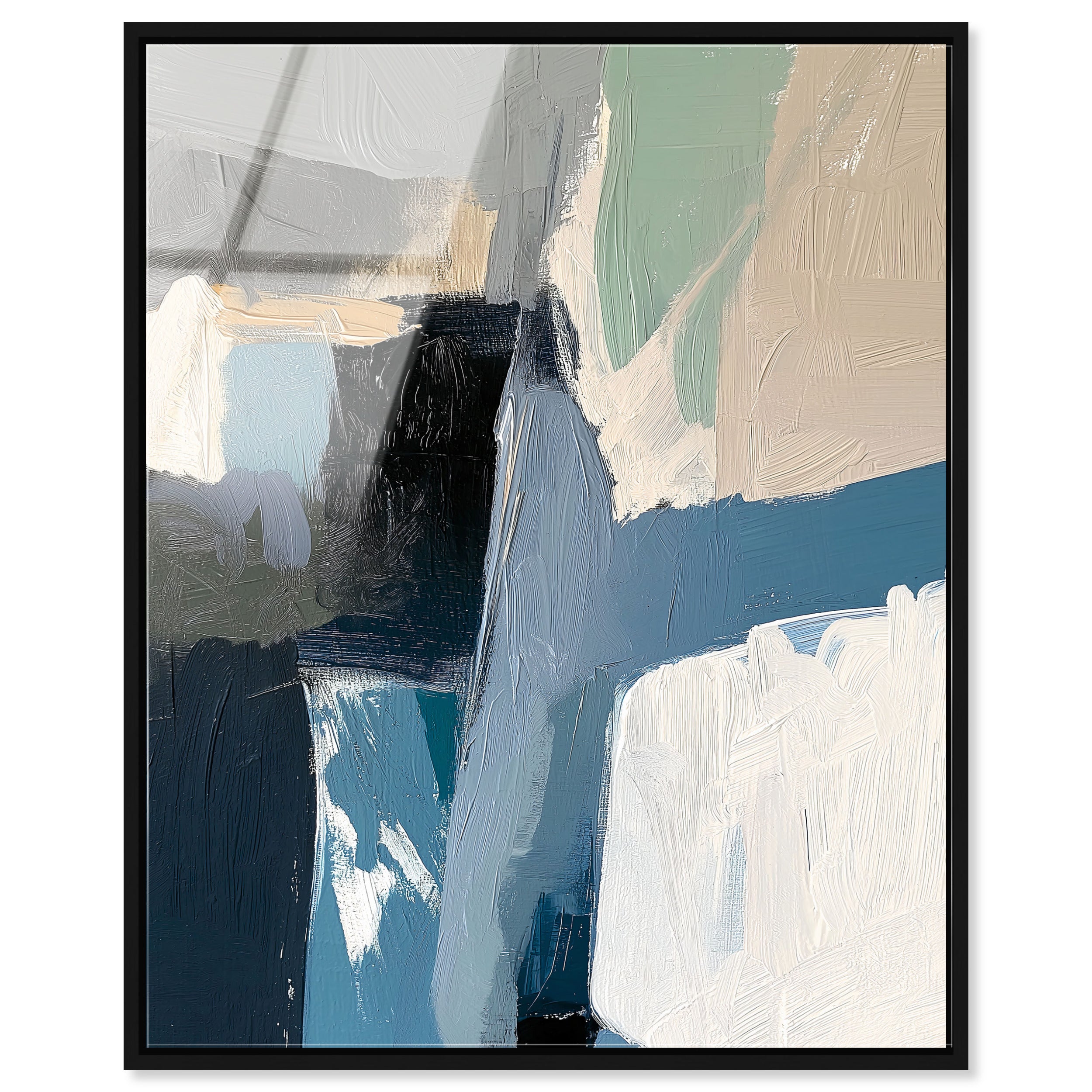 Ashen Tide | Abstract Wall Art by Oliver Gal