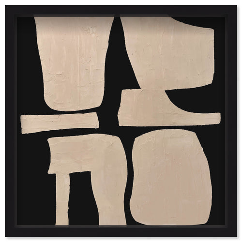 Puzzle of Forms - Sculptural 3D Wall Decor