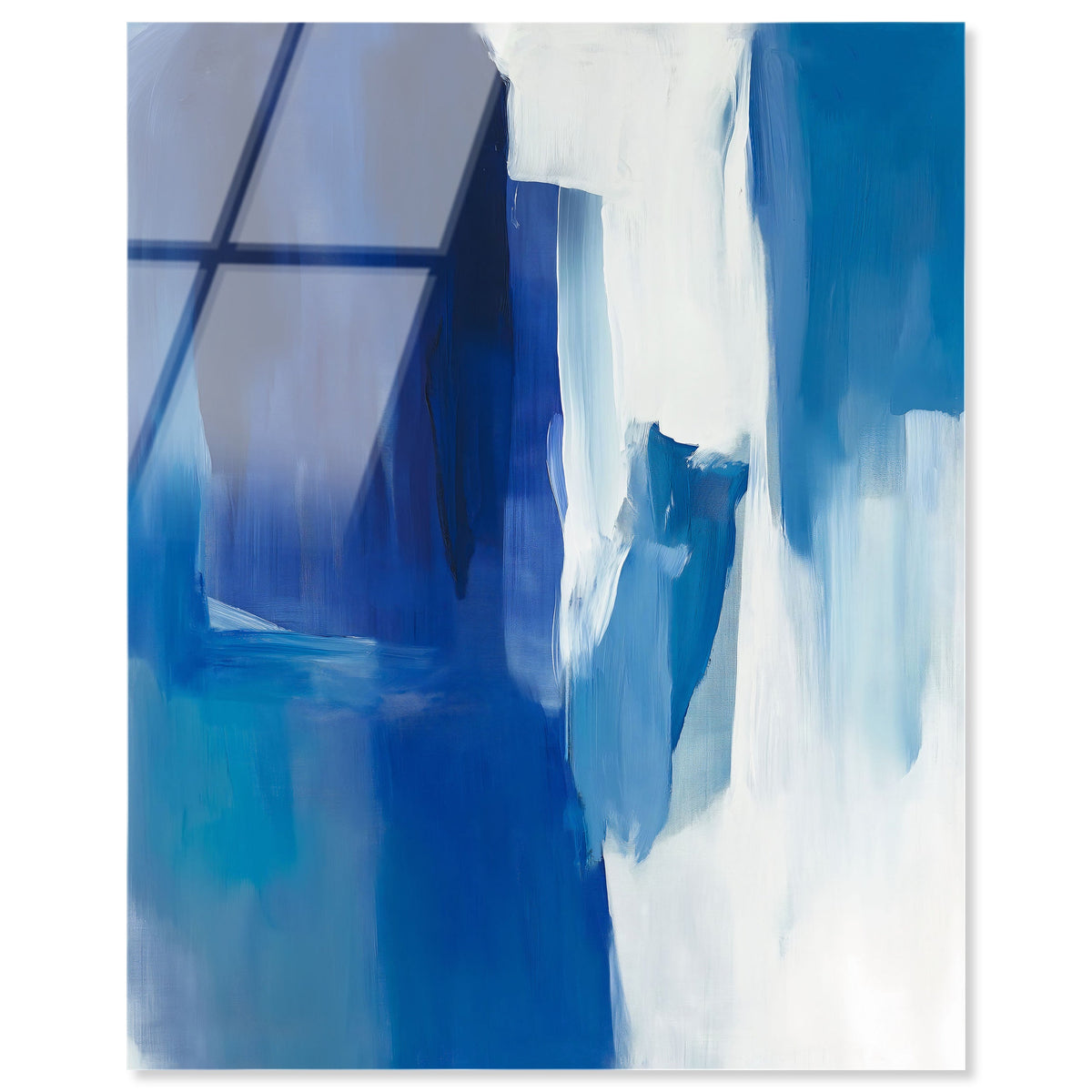 Blue Melancholy | Abstract Wall Art by Oliver Gal