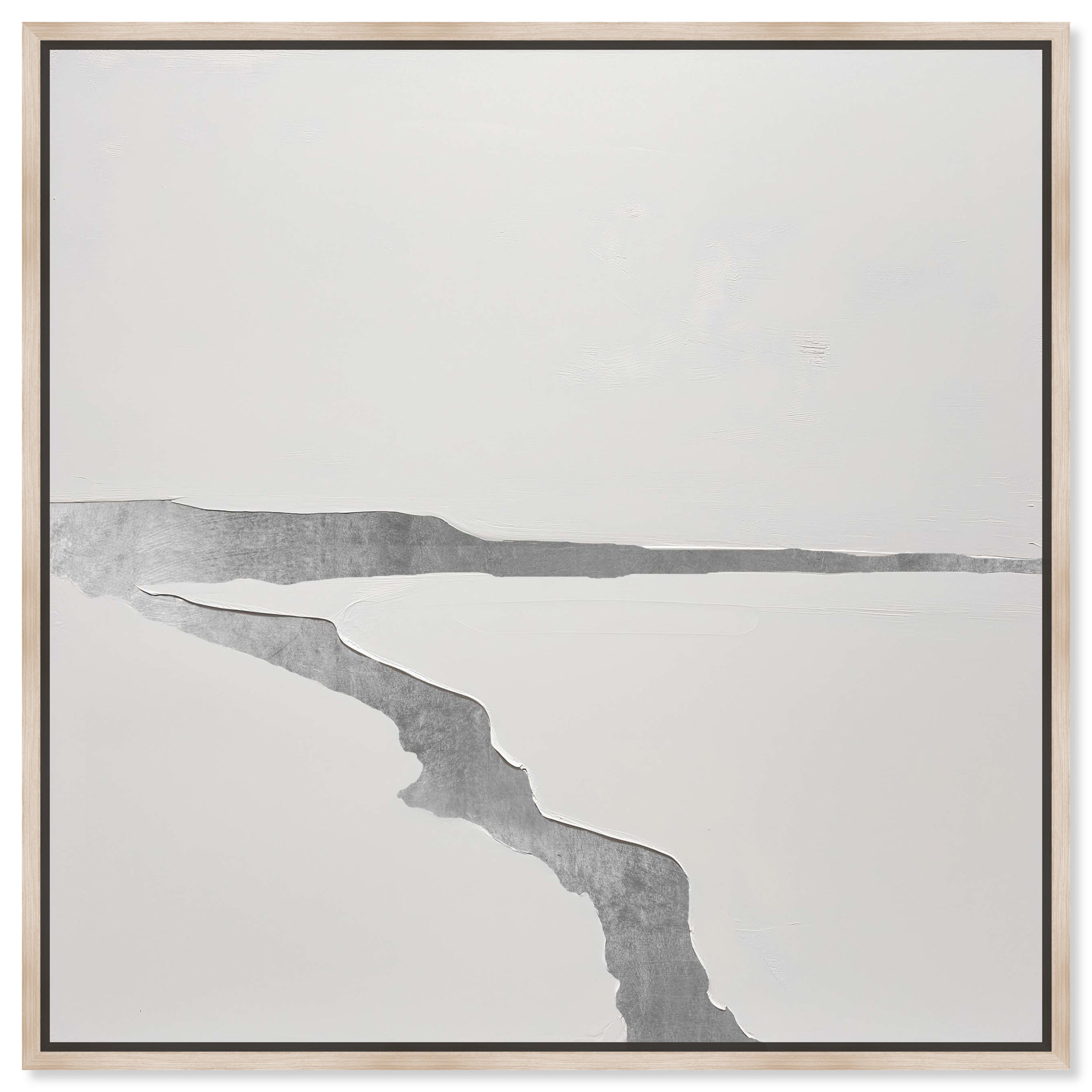 Snowy Trace | Abstract Wall Art by Oliver Gal