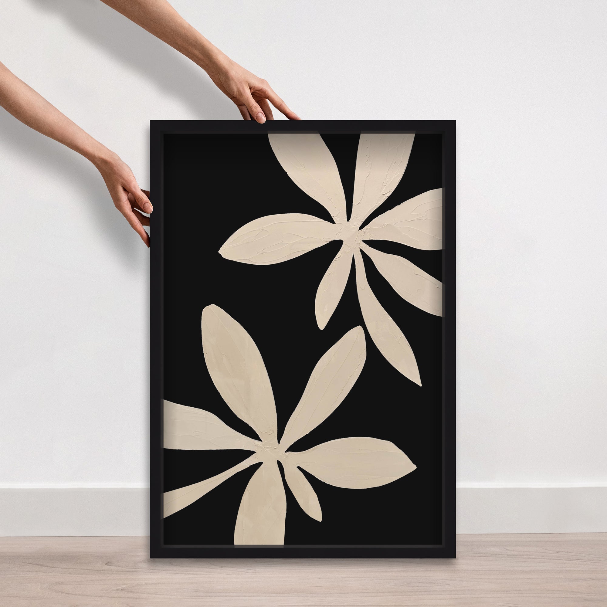 Dark Dahlia III - With Hand-Applied Spackle