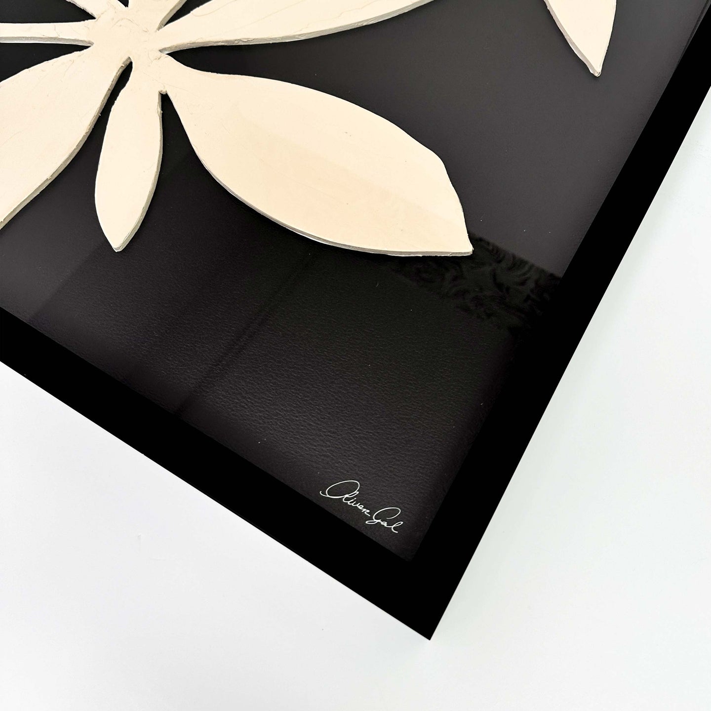 Dark Dahlia III - Sculptural 3D Wall Decor