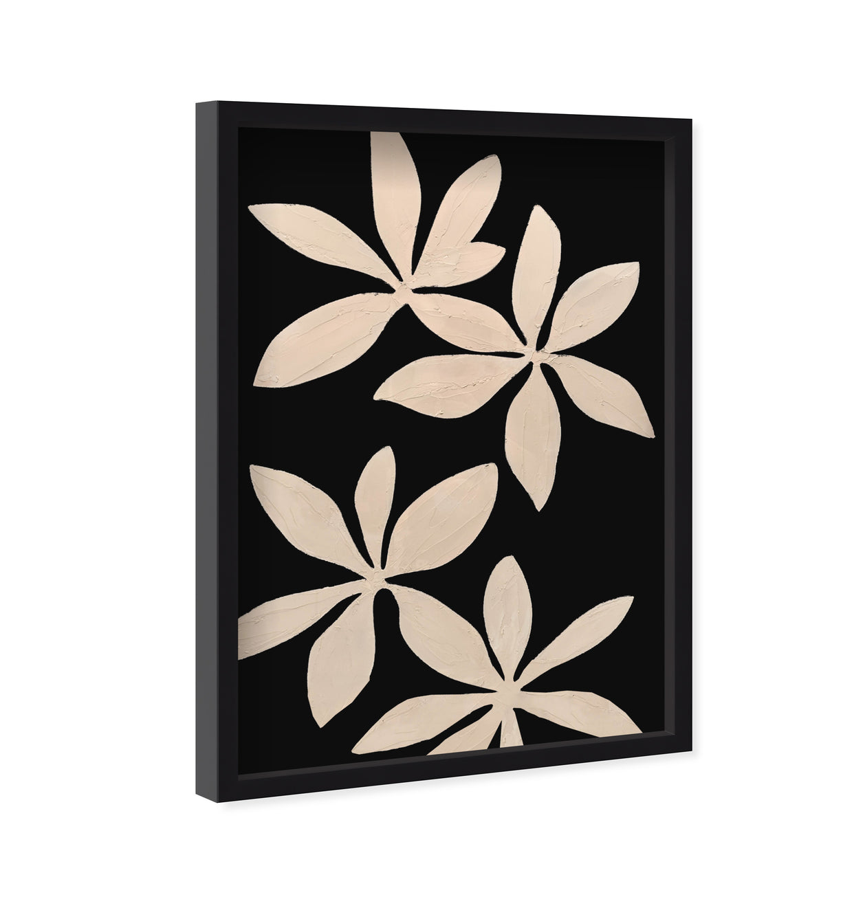 Dark Dahlia II - Sculptural 3D Wall Decor