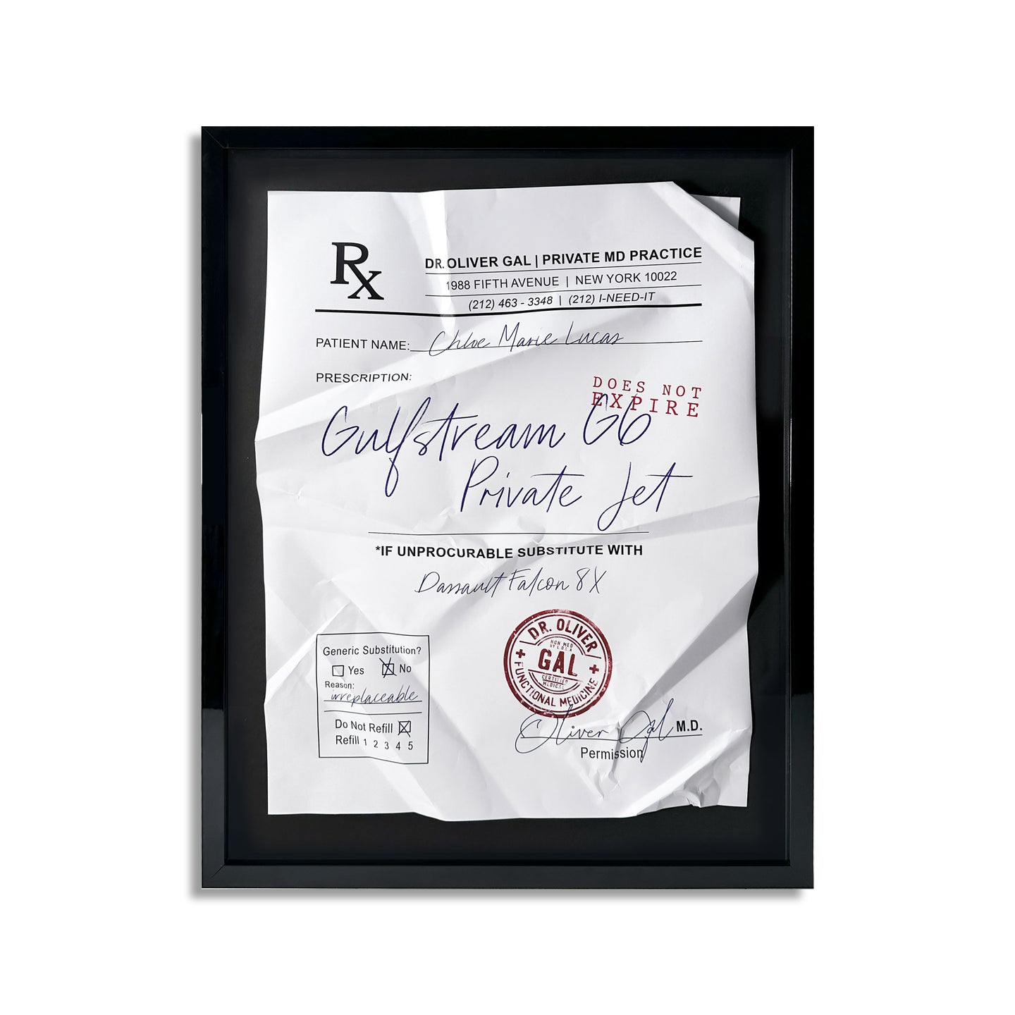 RX-Luxury Private Jet - Personalize It