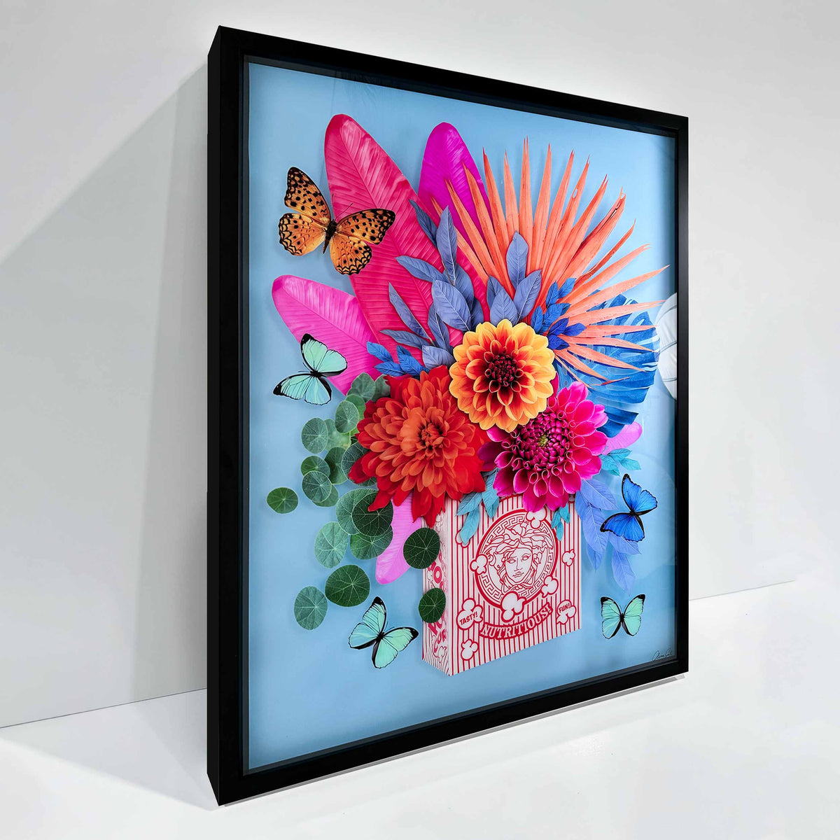 Flora Pop Glam 3D | Floral and Botanical Wall Art by Oliver Gal