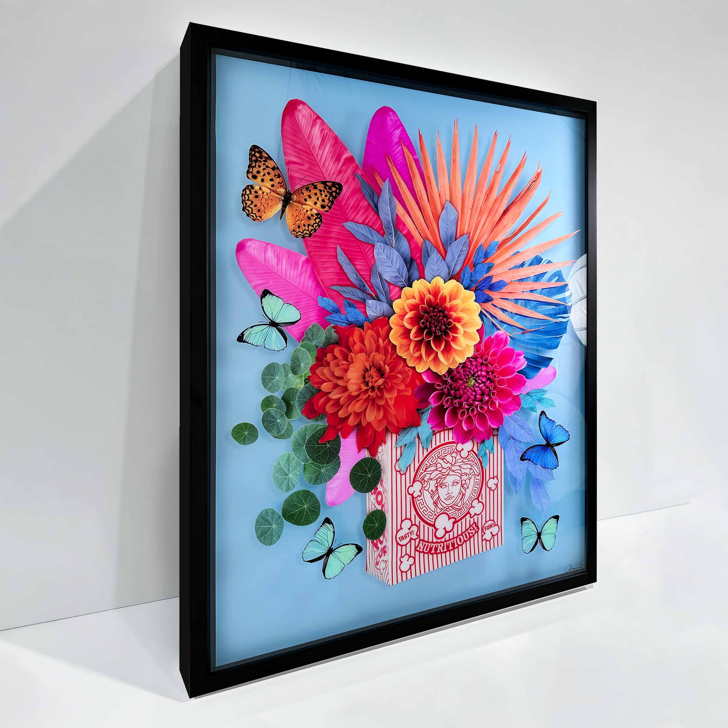 Flora Pop Glam 3D | Floral and Botanical Wall Art by Oliver Gal
