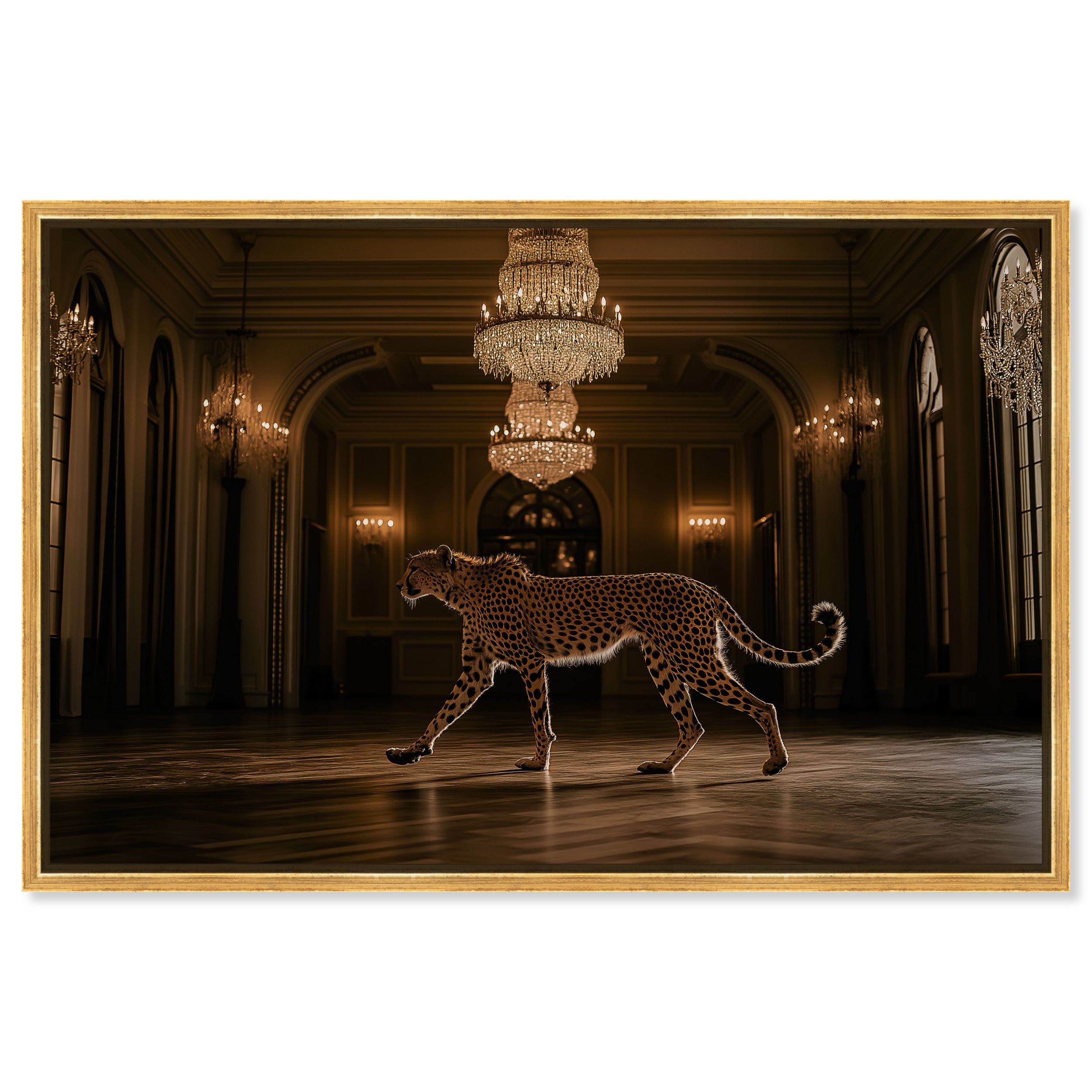 Wild in the Palace | Animals Wall Art by Oliver Gal