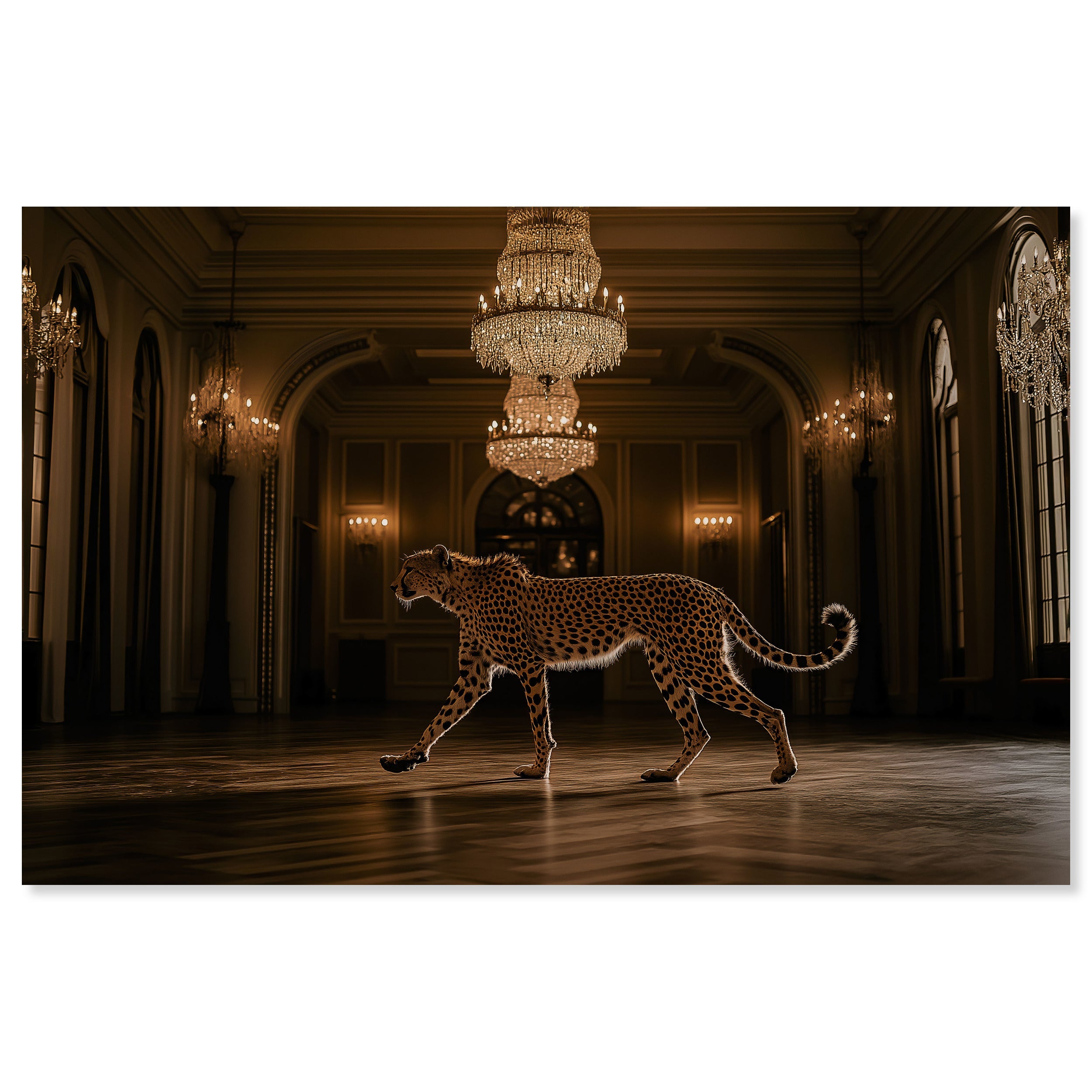 Wild in the Palace | Animals Wall Art by Oliver Gal
