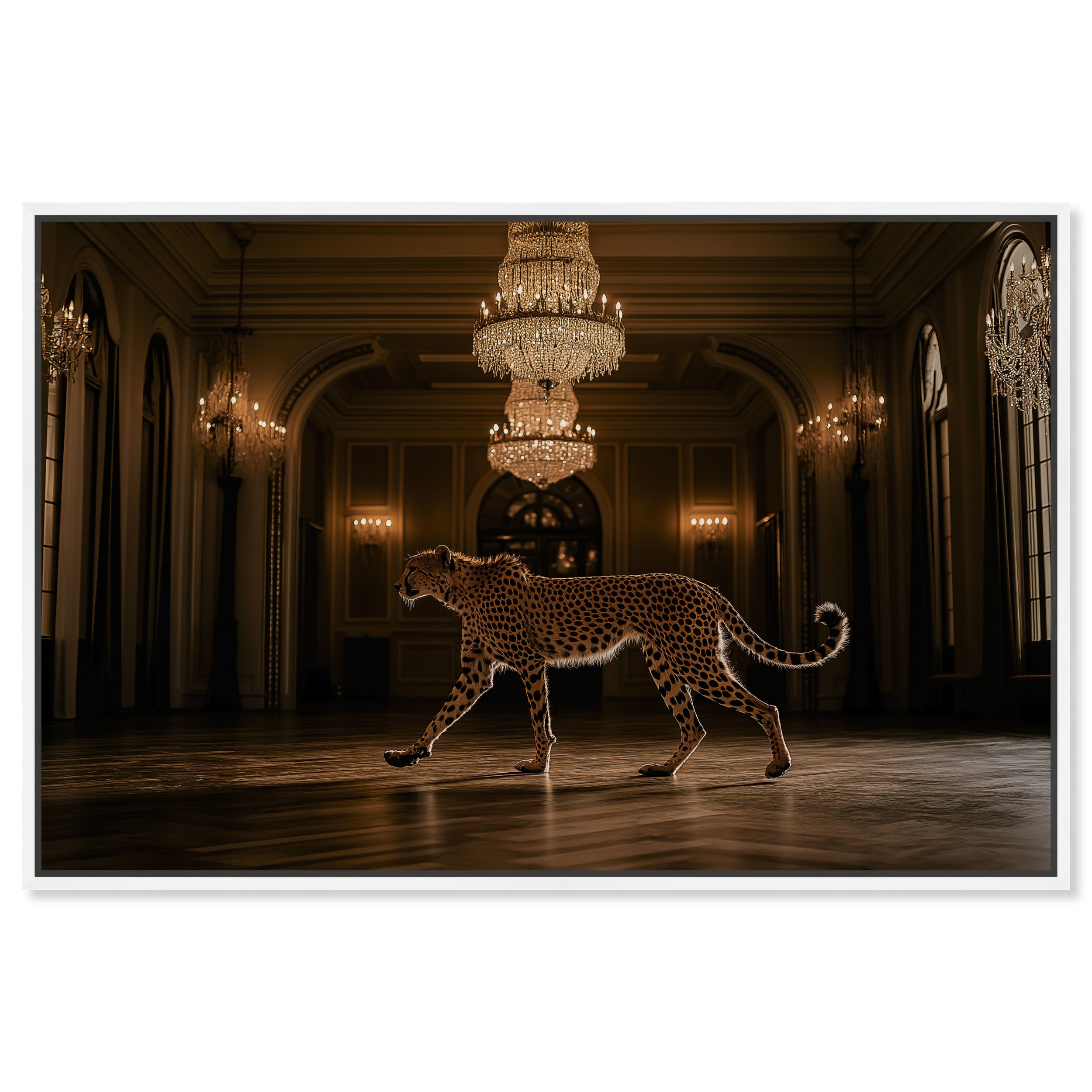 希少 【Oliver Gal × Jordan】パネルアート Wild in the Palace | Animals Wall Art by Oliver Gal
