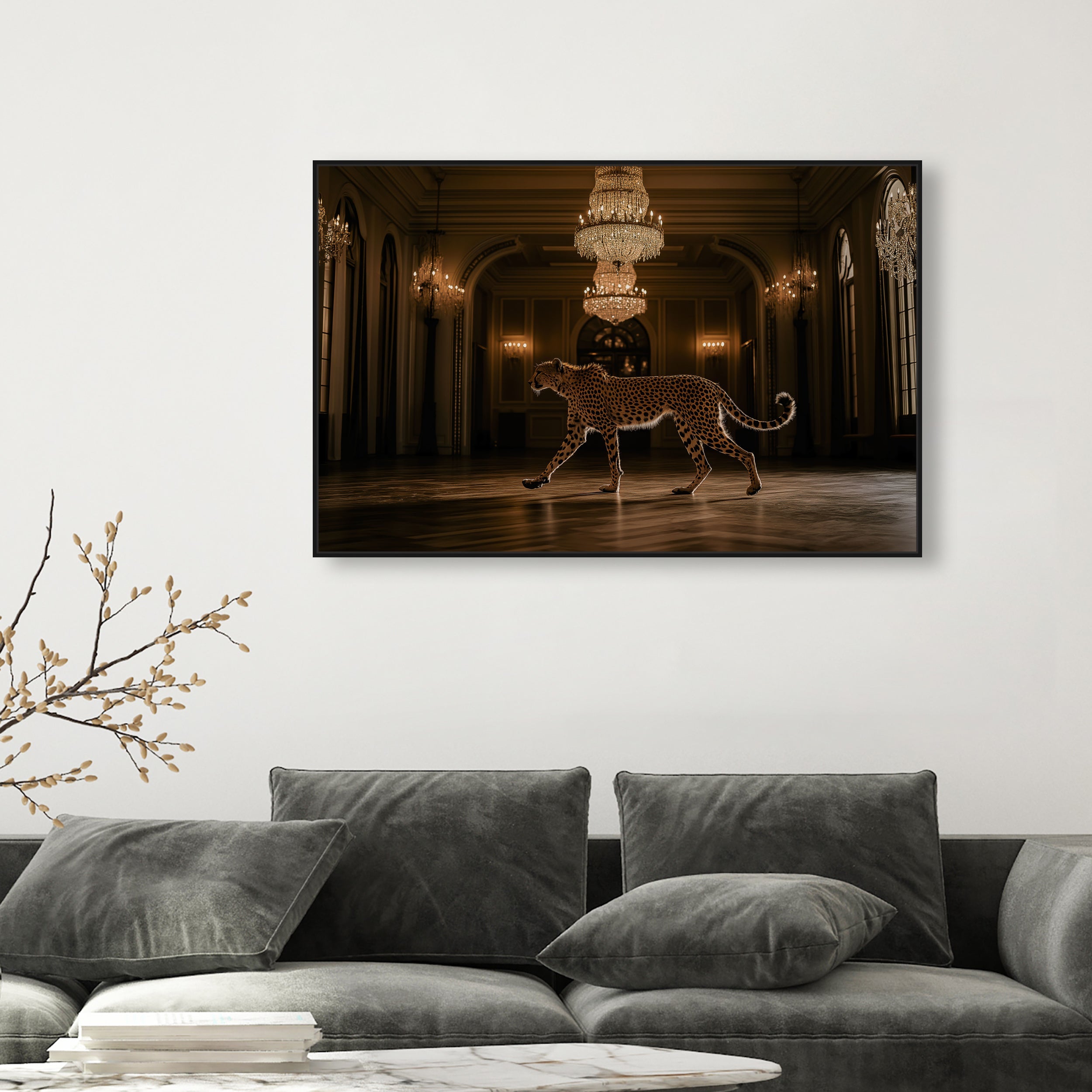 Wild in the Palace | Animals Wall Art by Oliver Gal