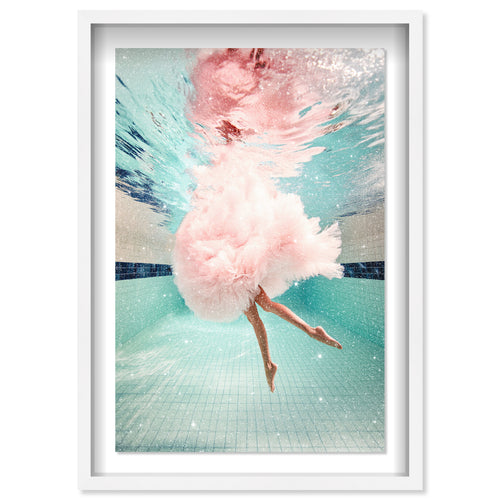 Oliver Gal My Blue Bag Remix キャンバス 41x41 My Blue Bag Remix II | Wall Art by Oliver Gal