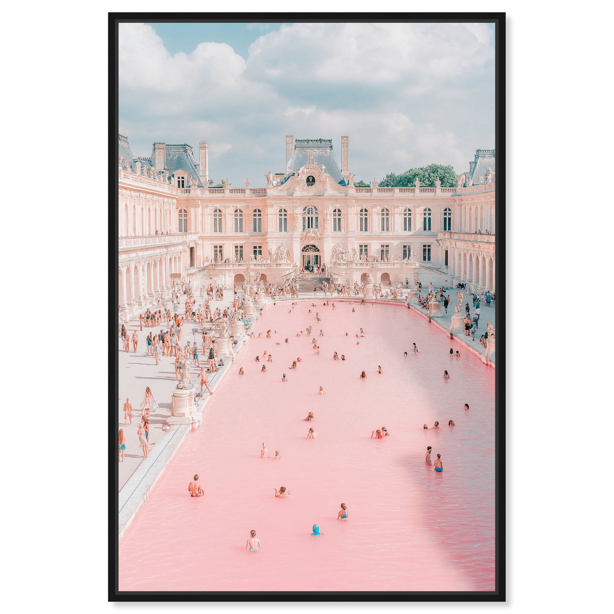Pink Pool | Abstract Wall Art by Oliver Gal