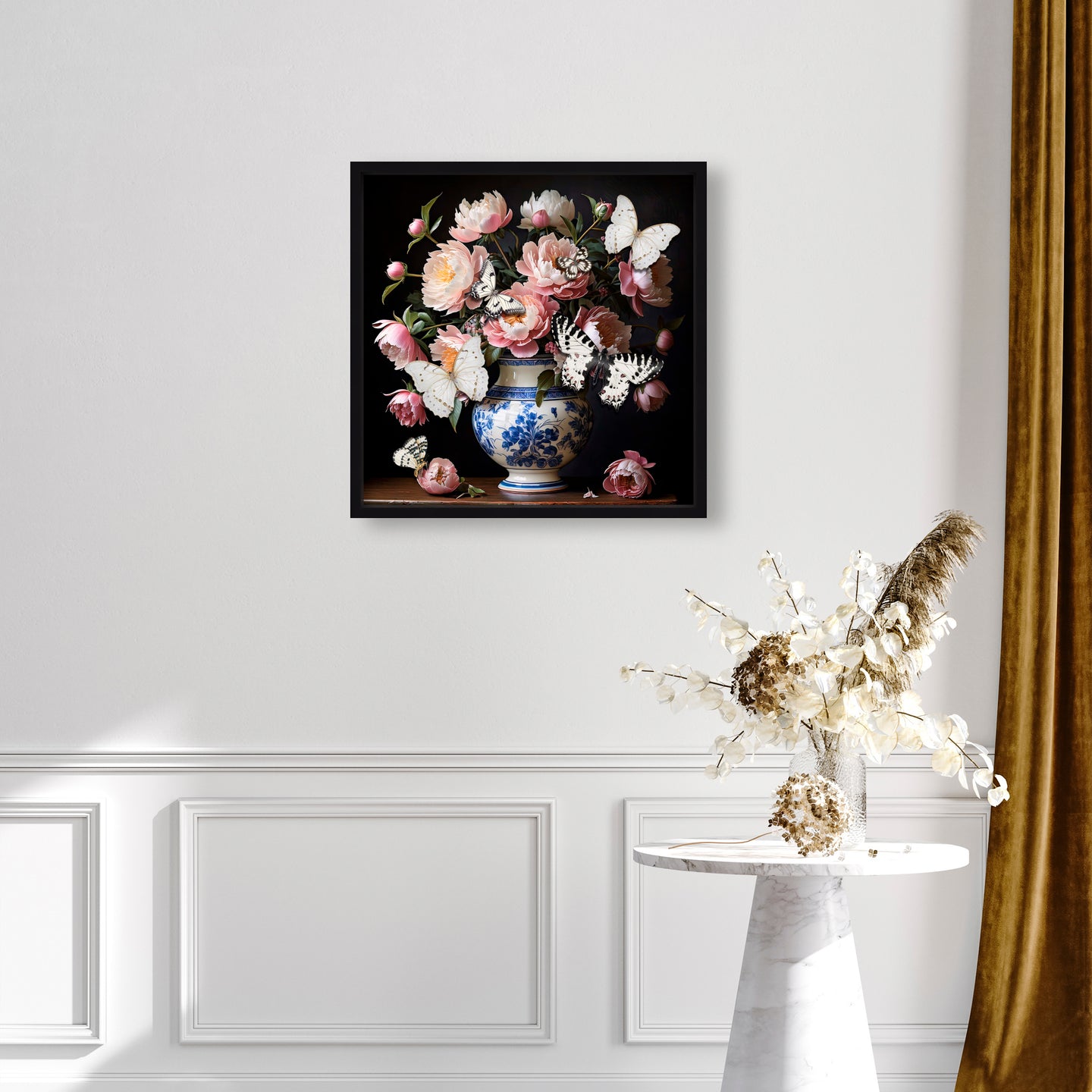 Ode to Peonies - With 3-D Butterflies