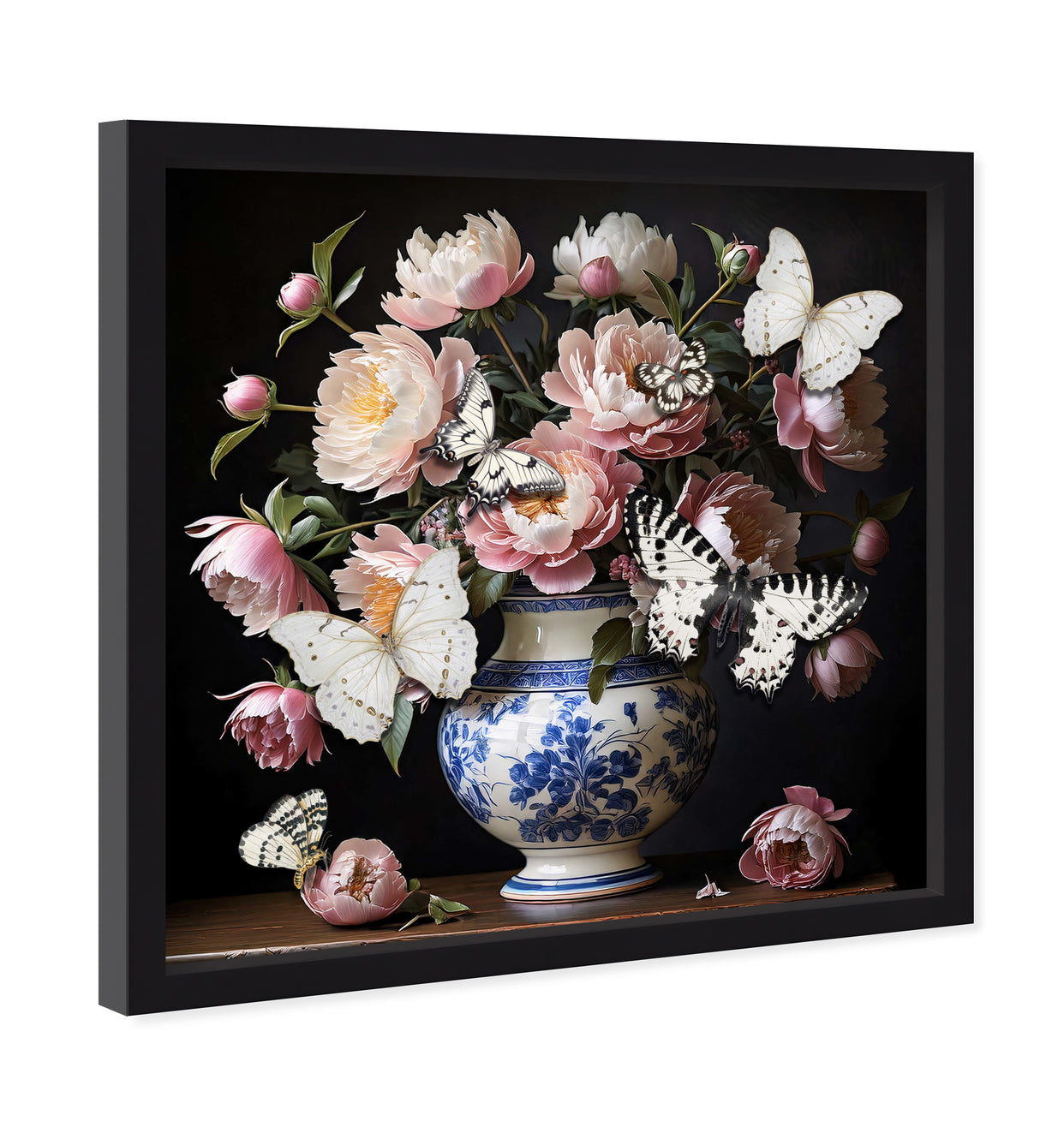 Ode to Peonies - With 3-D Butterflies