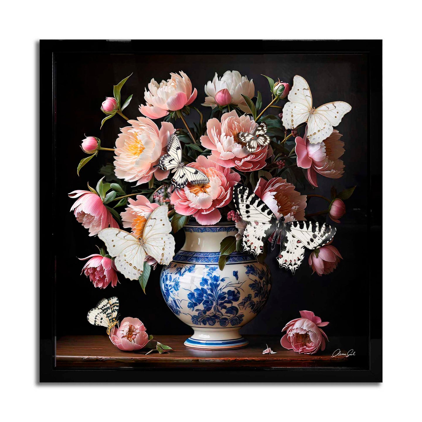 Ode to Peonies - With 3-D Butterflies
