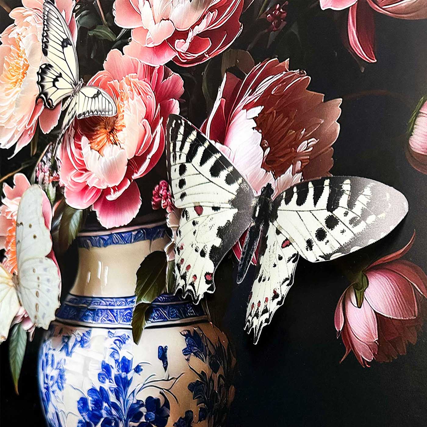 Ode to Peonies - With 3-D Butterflies