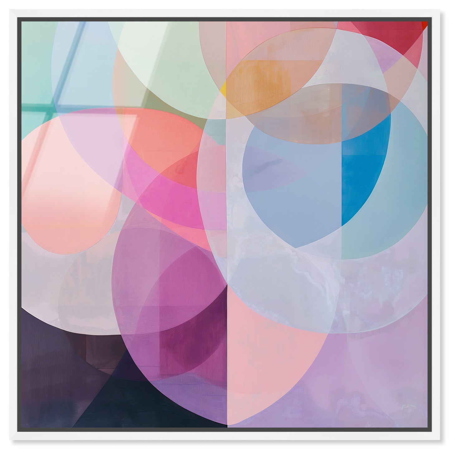 Prismatic Orbit I Square | Acrylic Panel