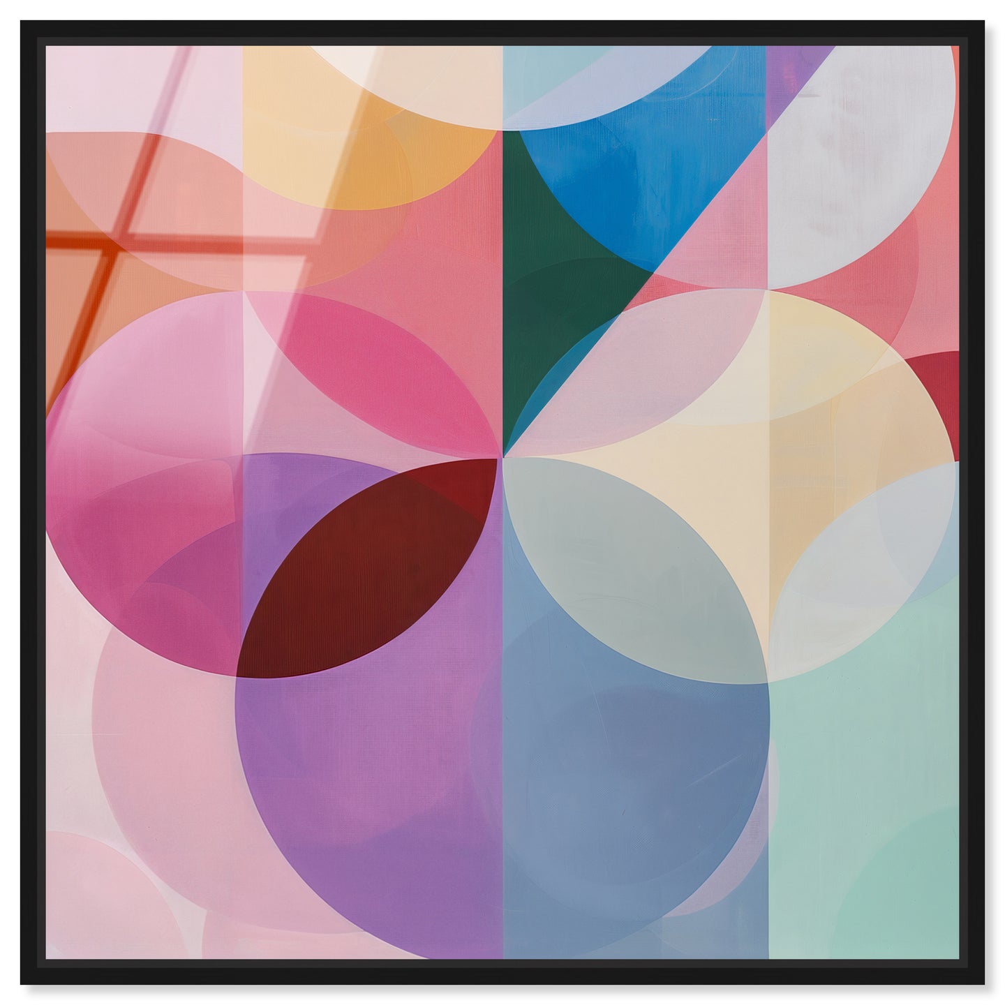 Prismatic Orbit II Square | Acrylic Panel
