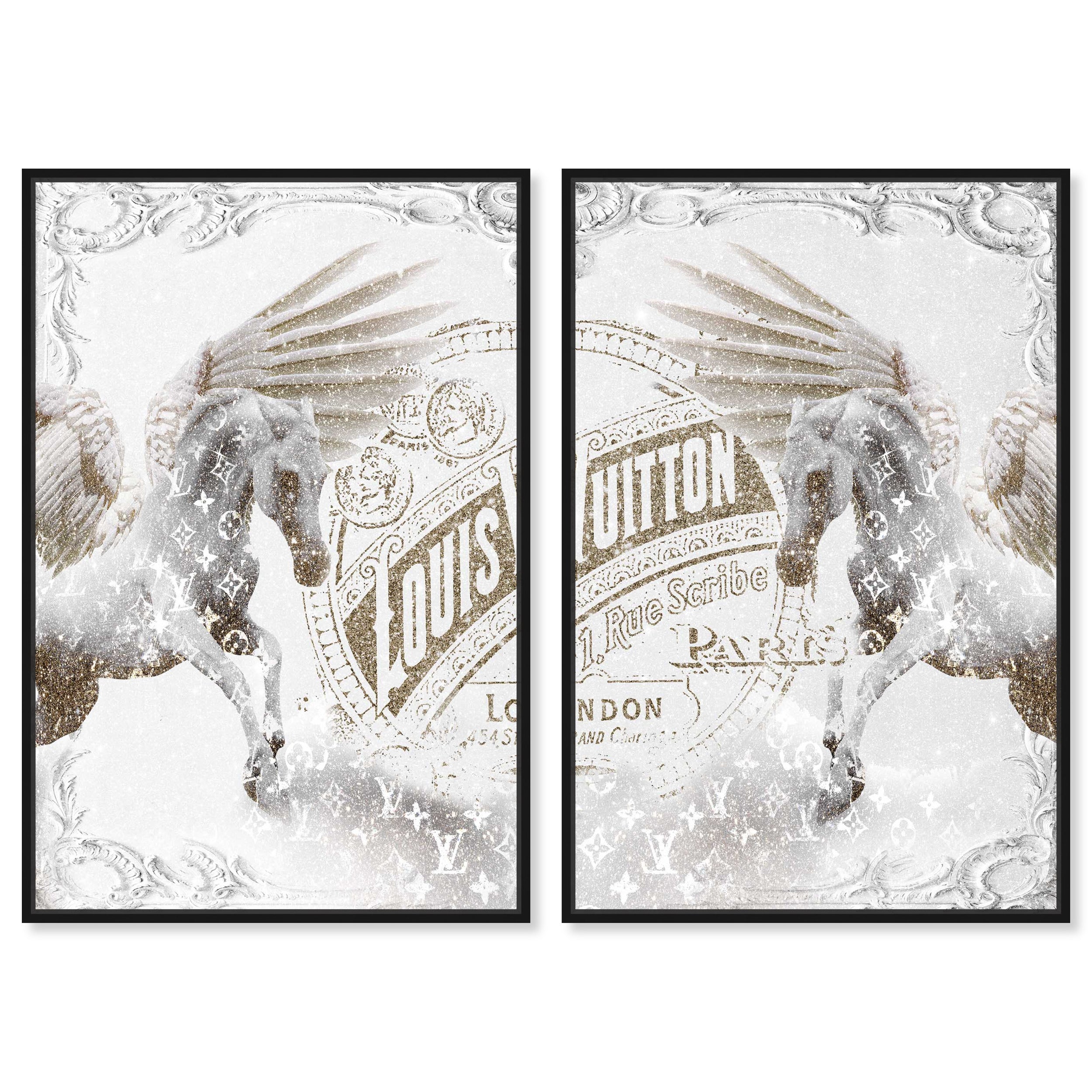 Double vision set | Abstract Wall Art by Oliver Gal