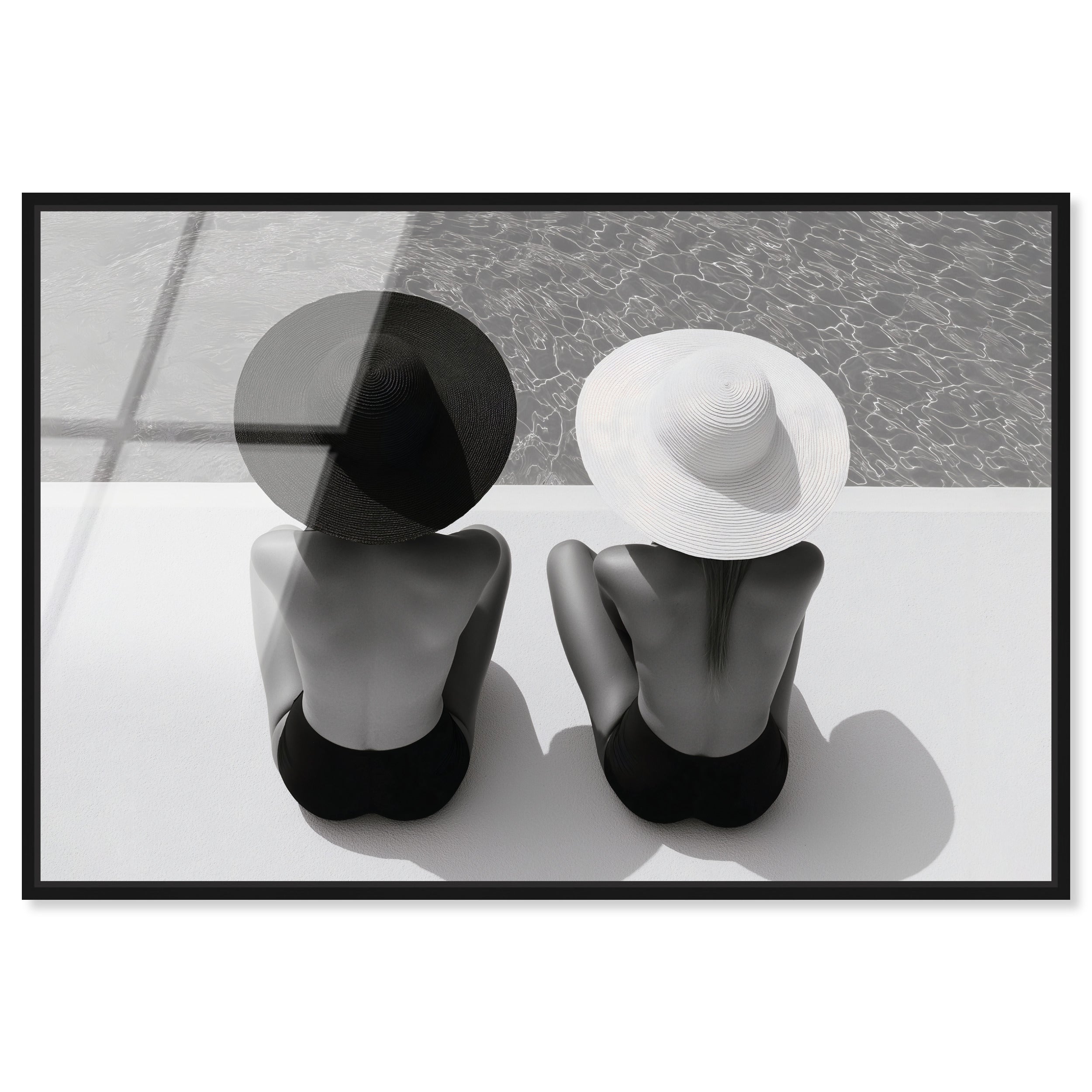 Naked in the Sun Wide | Abstract Wall Art by Oliver Gal