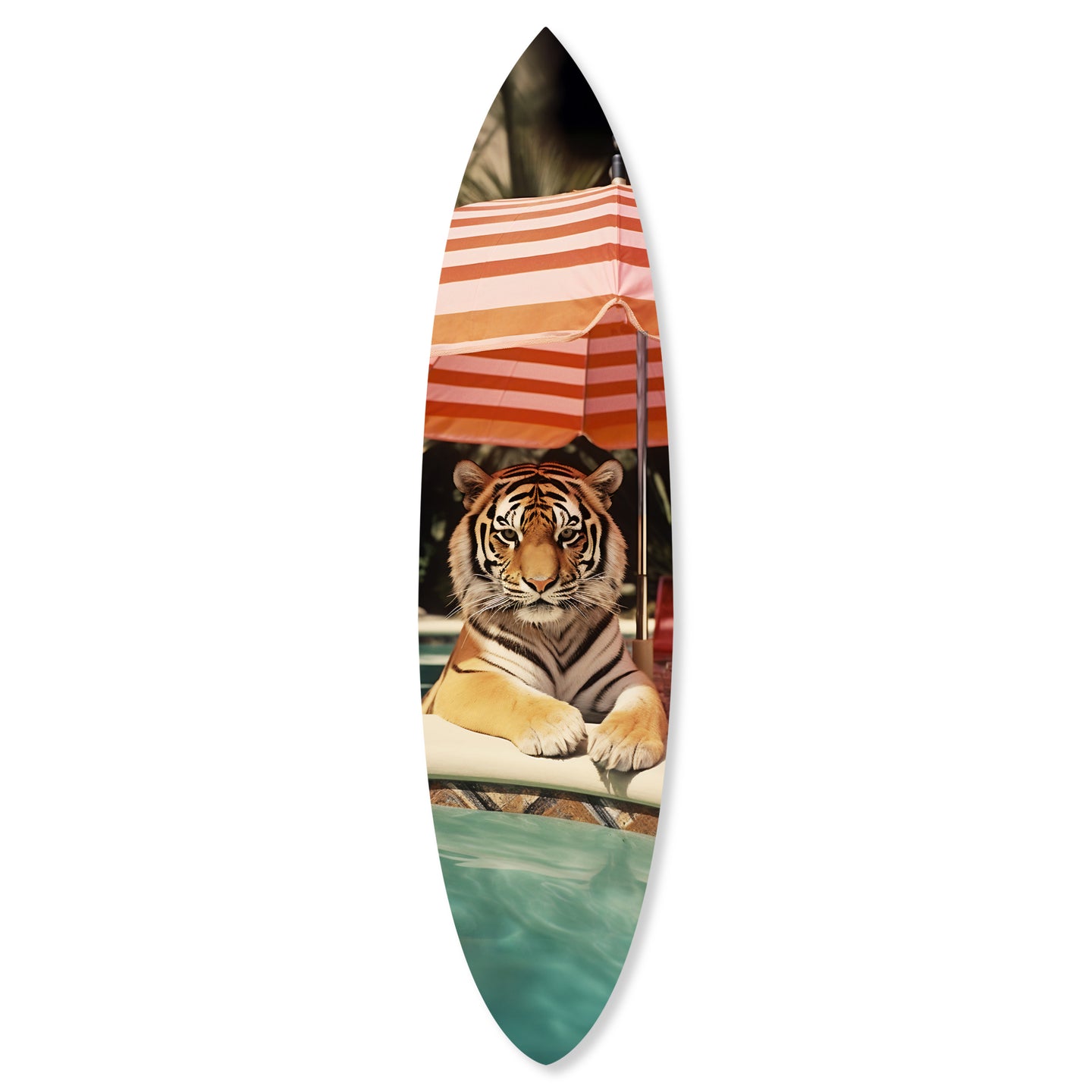 Tiger by The Pool Surfboard