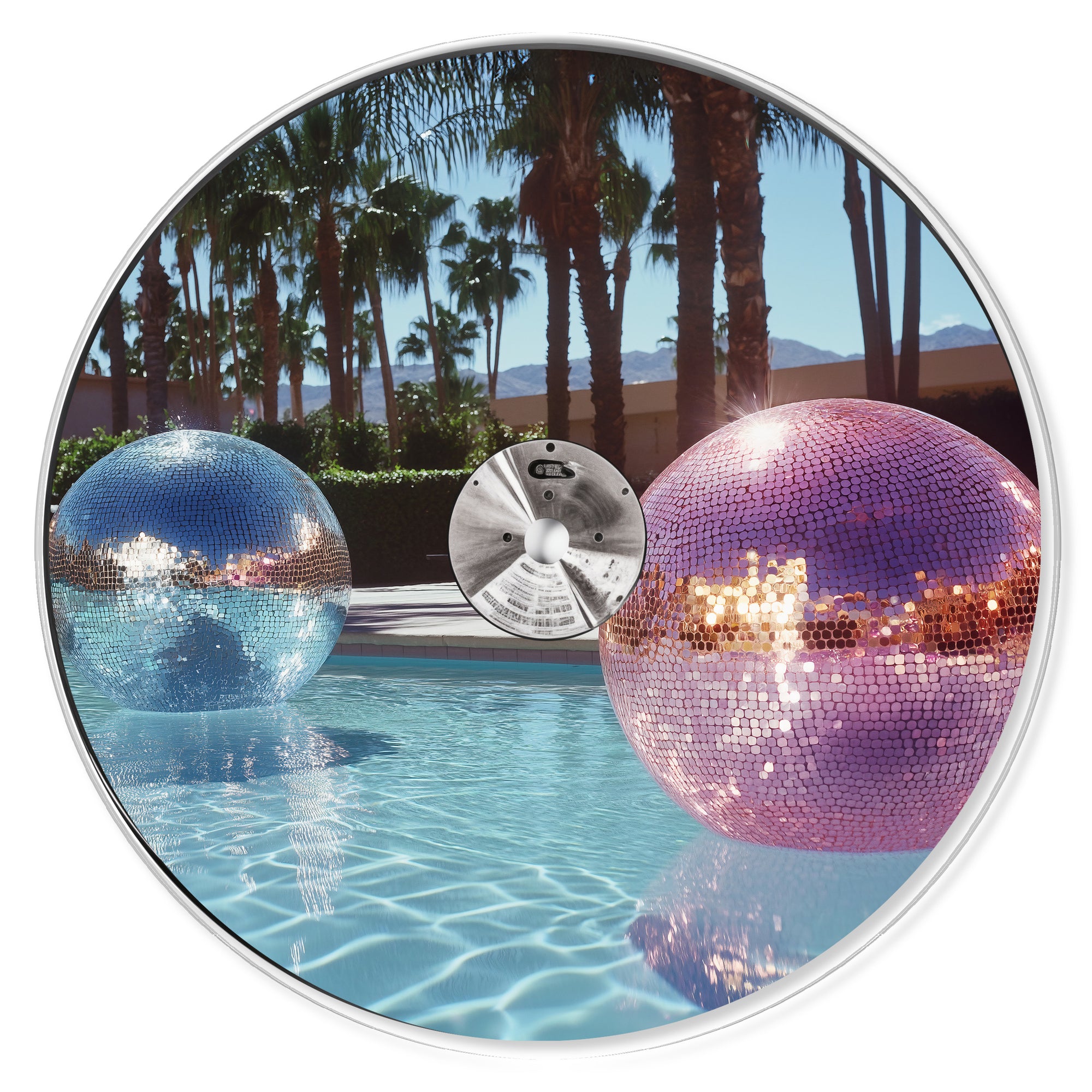 Pool Disco Image Vinyl Disco Pool I | Abstract Wall Art by Oliver Gal
