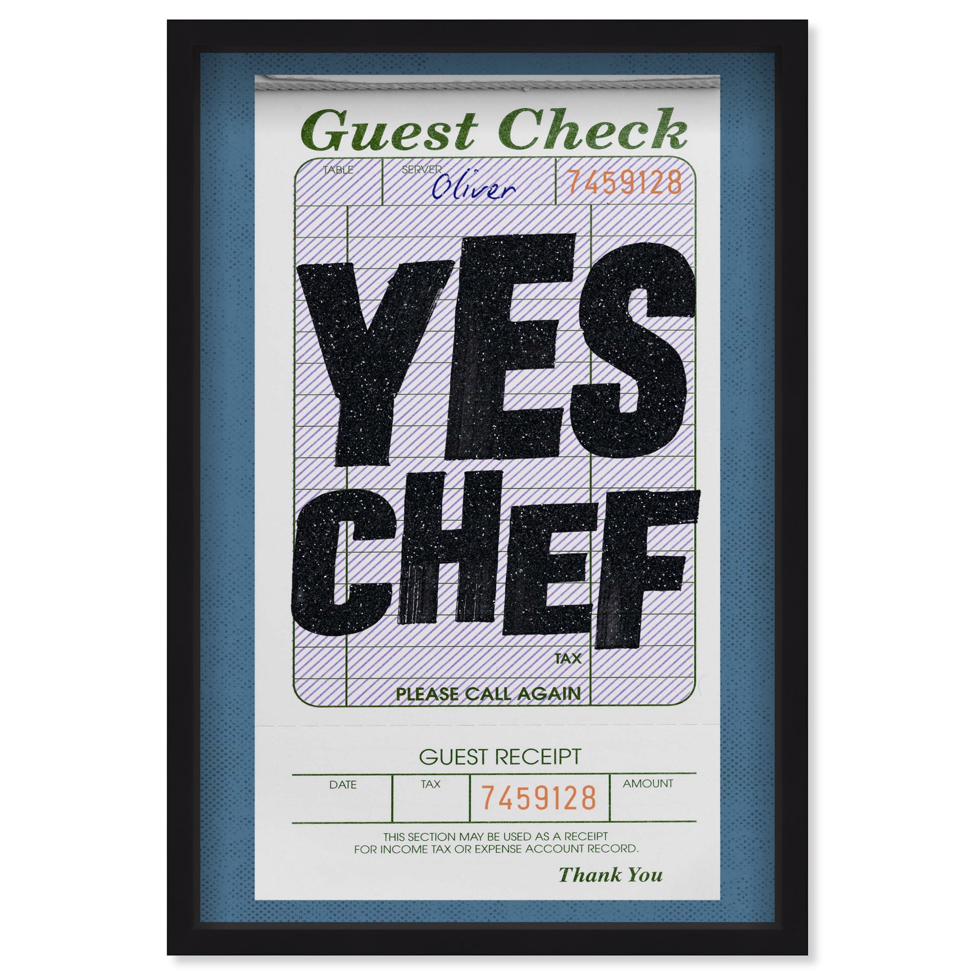 Yes Chef Check | Limited Edition