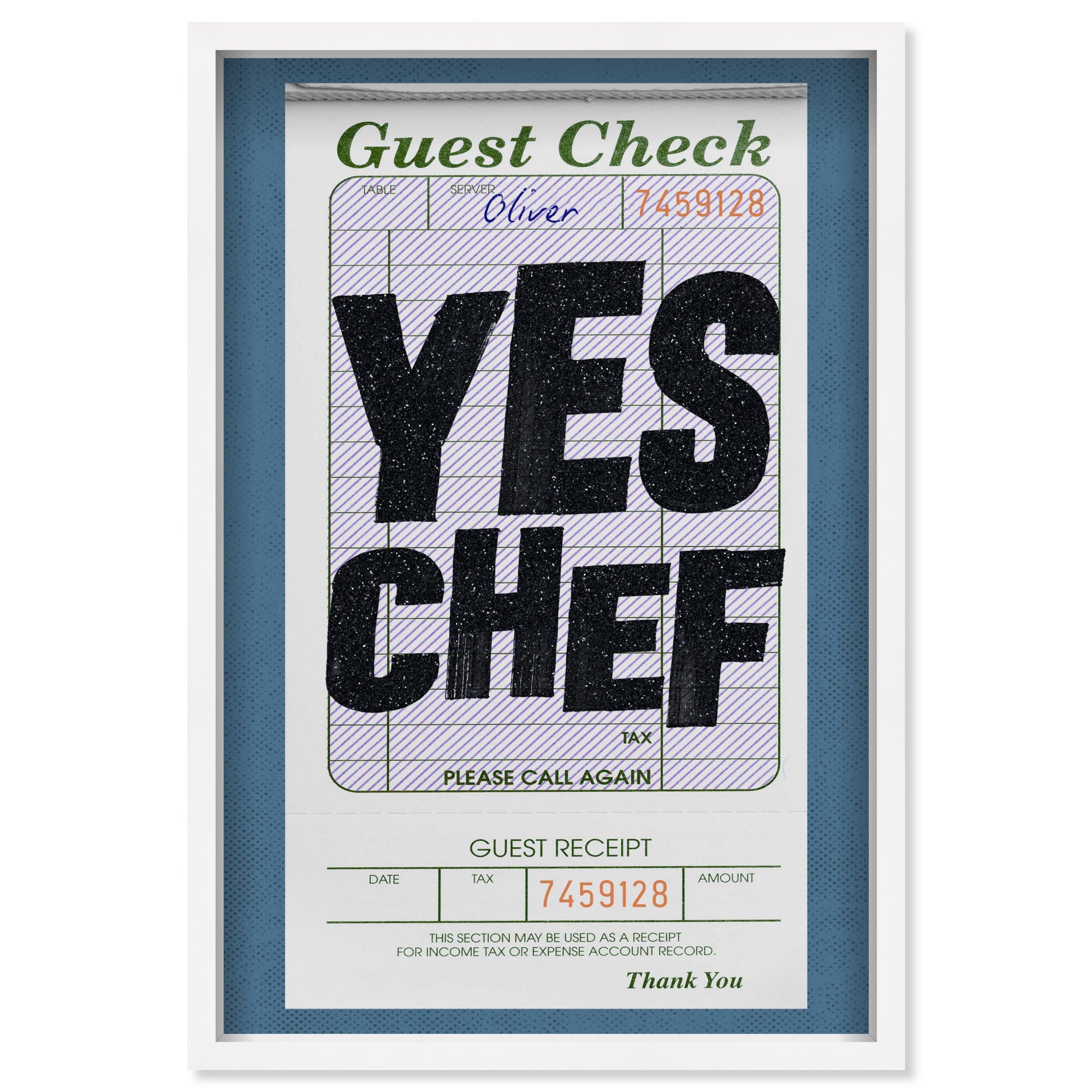 Yes Chef Check | Limited Edition