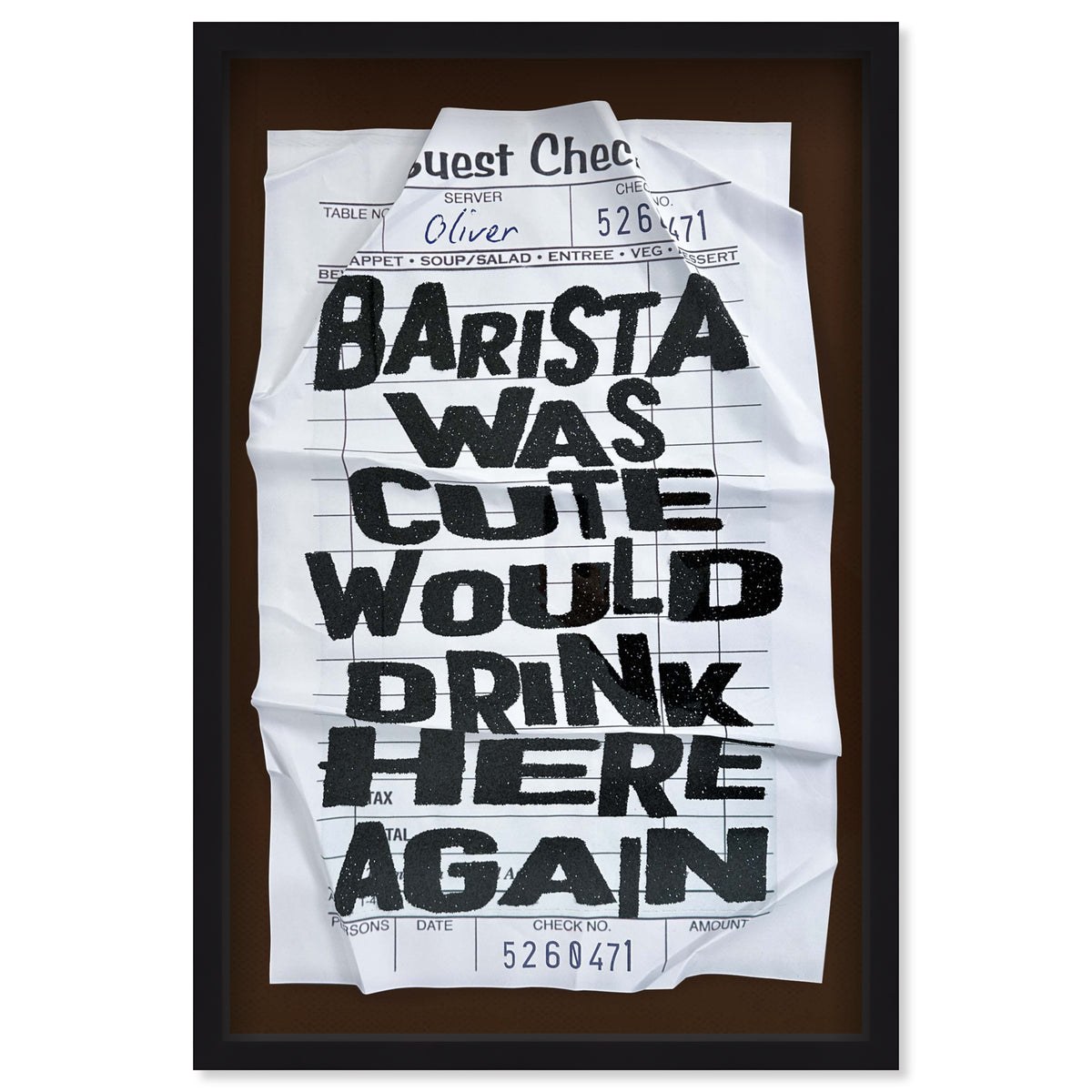 Barista Check | Limited Edition