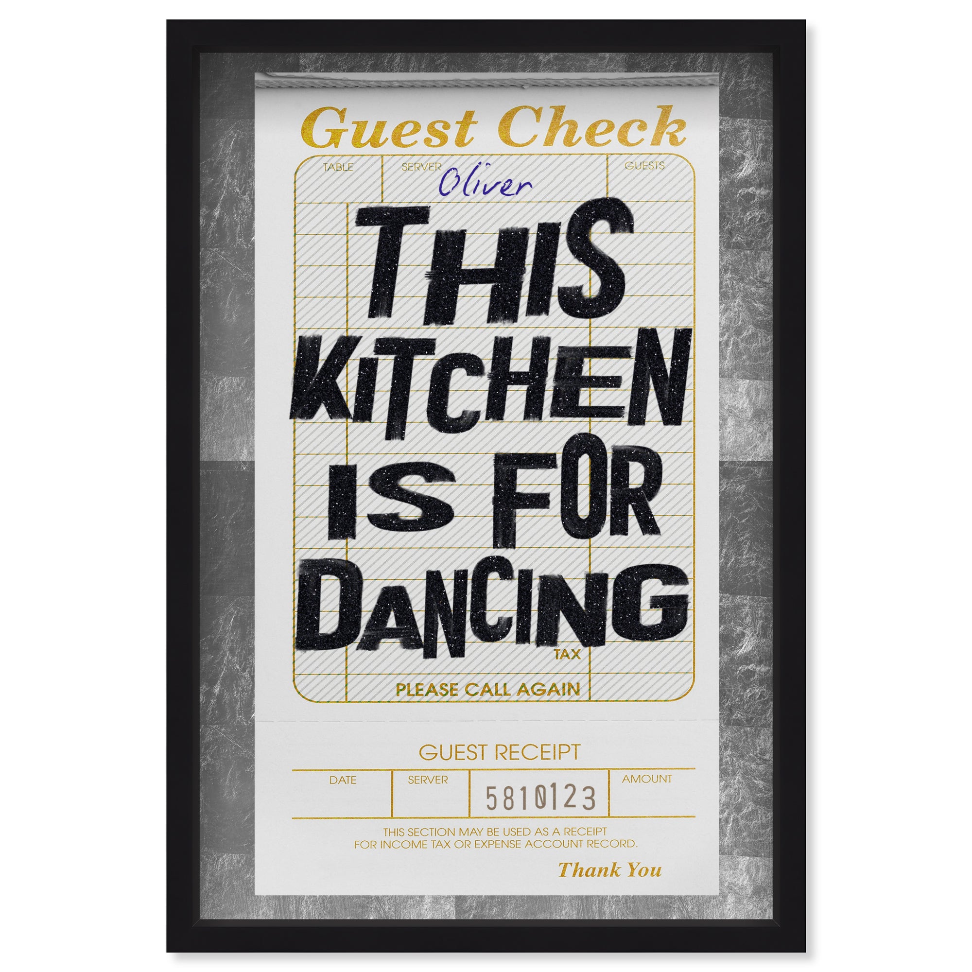 Kitchen Check | Limited Edition
