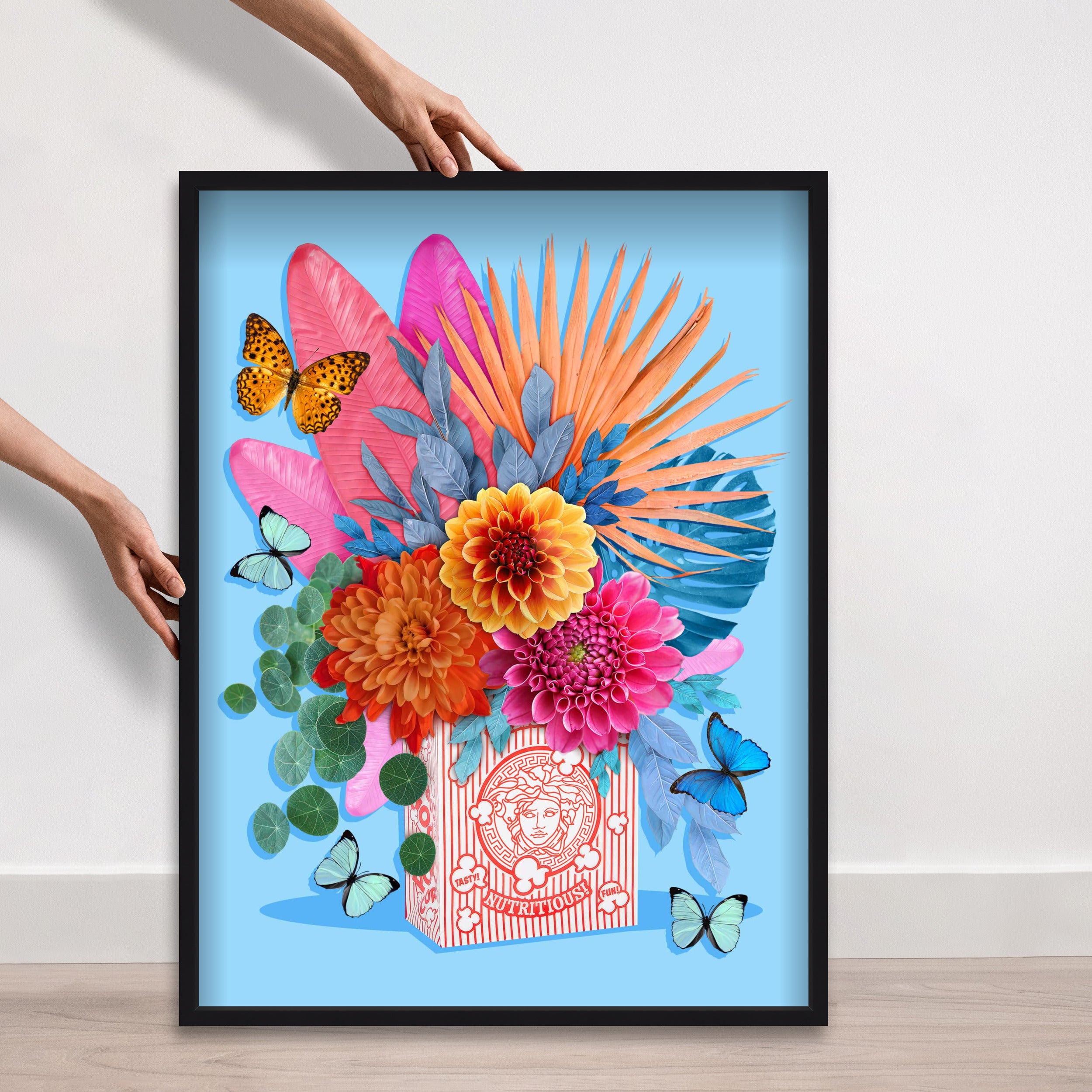 Flora Pop Glam 3D | Floral and Botanical Wall Art by Oliver Gal