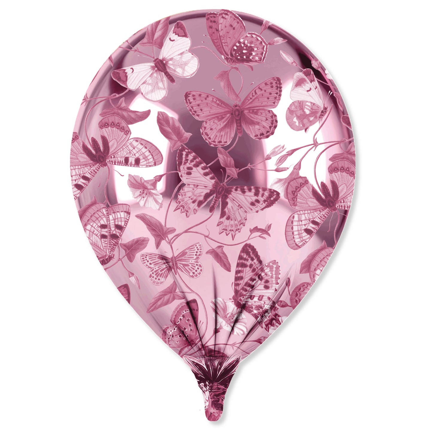 24x24/Luxe Balloons/Pink Butterfly Balloon