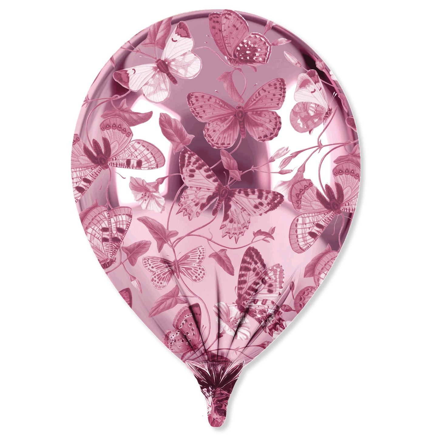 24x24/Luxe Balloons/Pink Butterfly Balloon